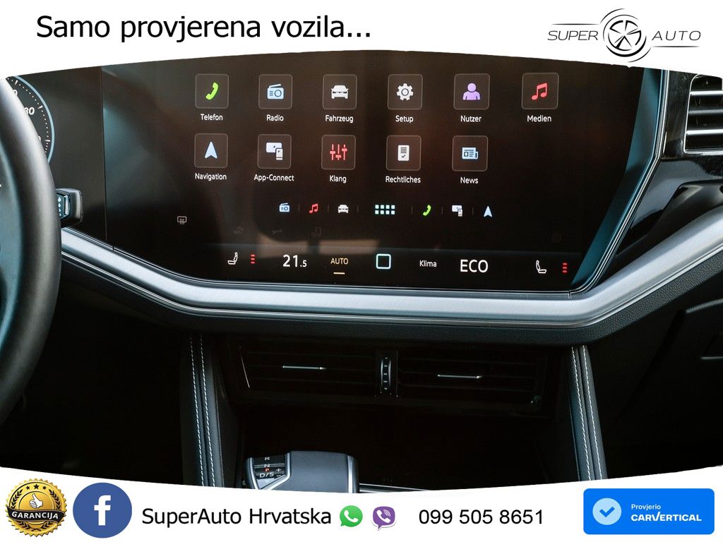 Volkswagen Touareg 3.0 V6 TDI (231 KS) 4MOTION Tiptronic ZRAČNI+ACC+GR SJED+KAM