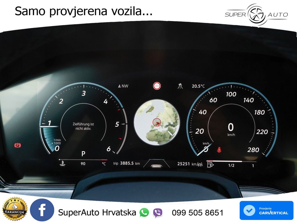 Volkswagen Touareg 3.0 V6 TDI (231 KS) 4MOTION Tiptronic ZRAČNI+ACC+GR SJED+KAM