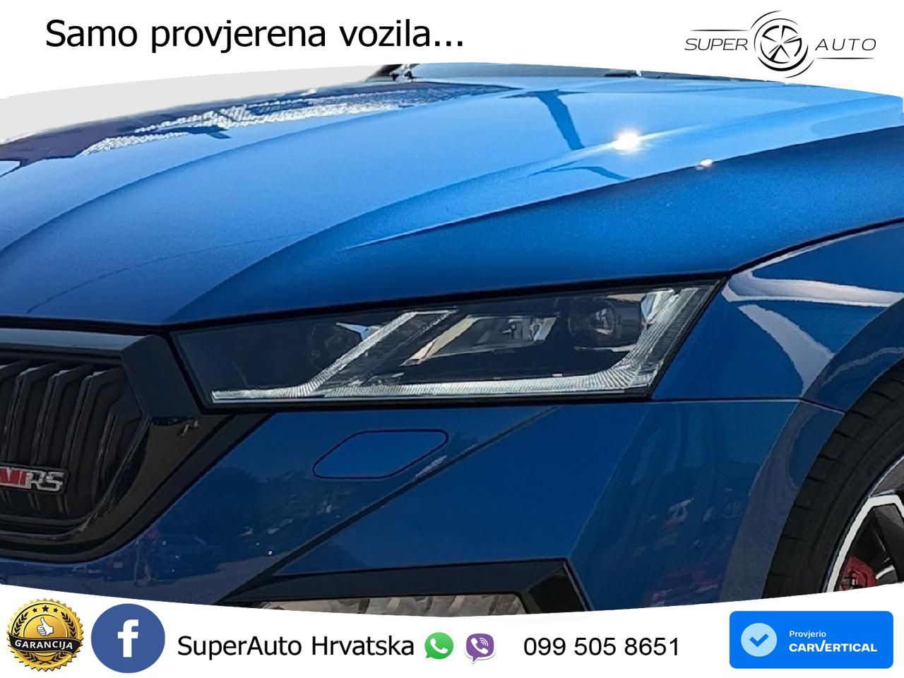 Škoda Octavia Combi RS 2.0 TSI (245 KS) DSG LED+GR SJED+ACC