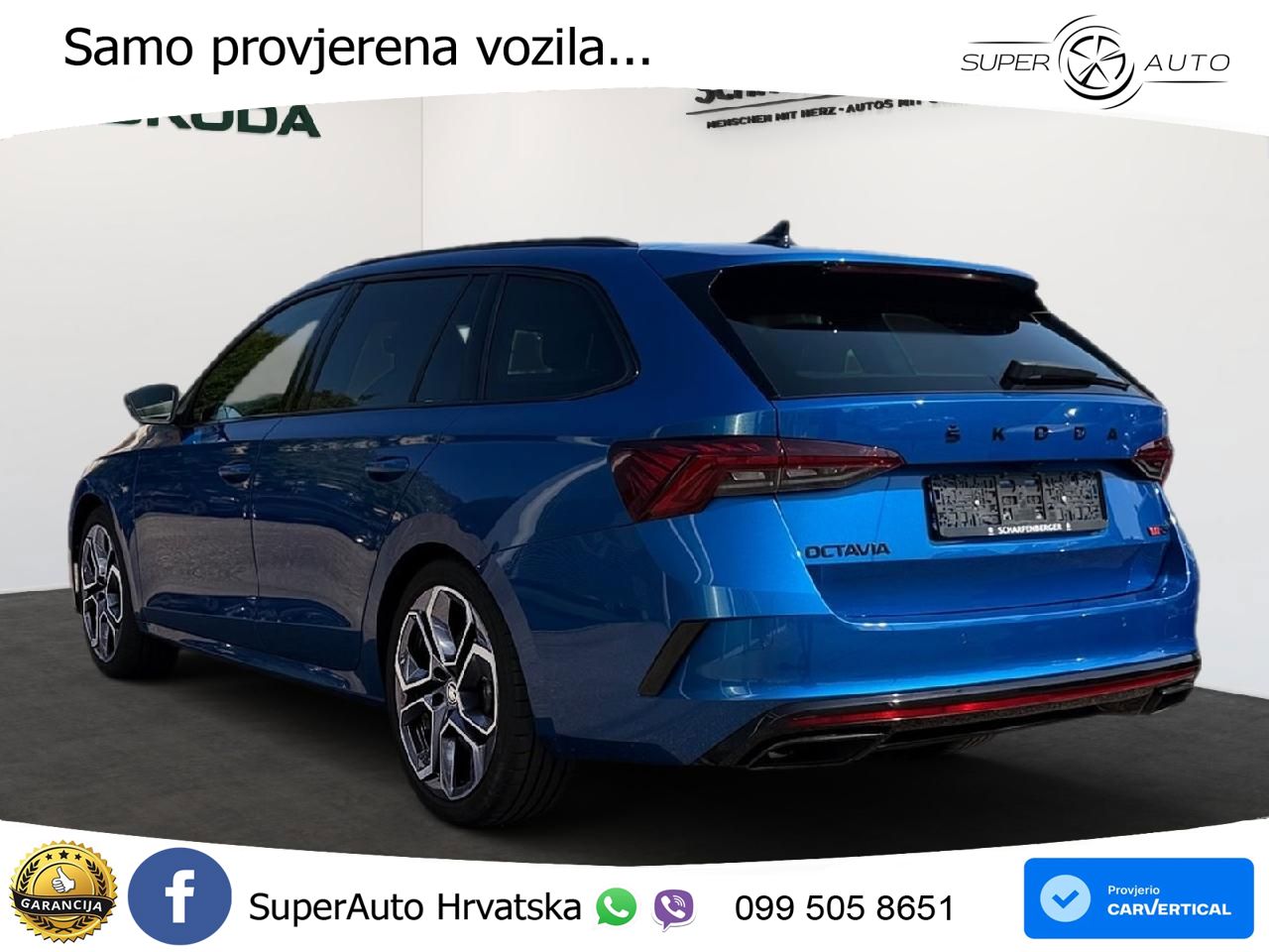 Škoda Octavia Combi RS 2.0 TSI (245 KS) DSG LED+GR SJED+ACC