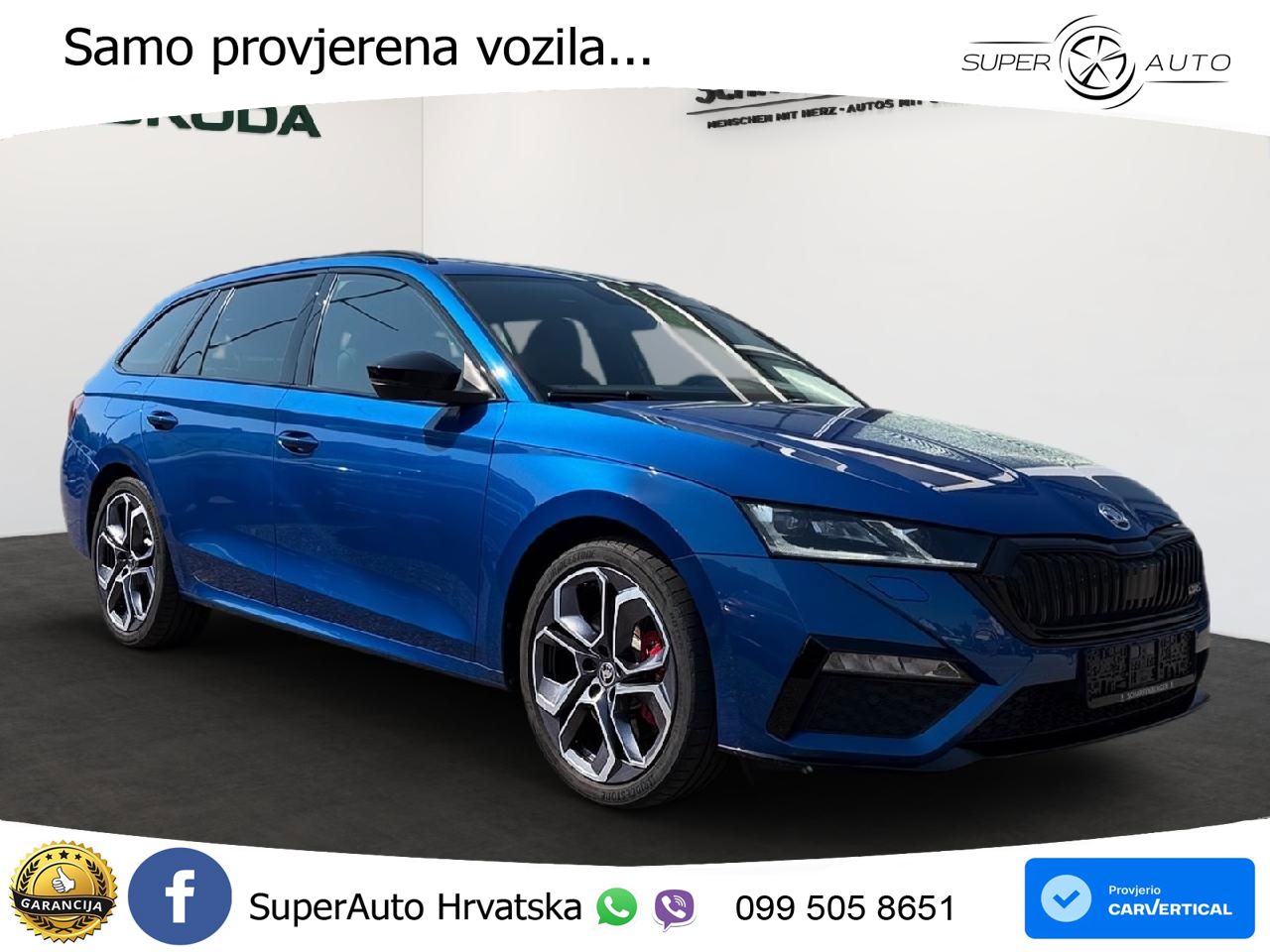 Škoda Octavia Combi RS 2.0 TSI (245 KS) DSG LED+GR SJED+ACC