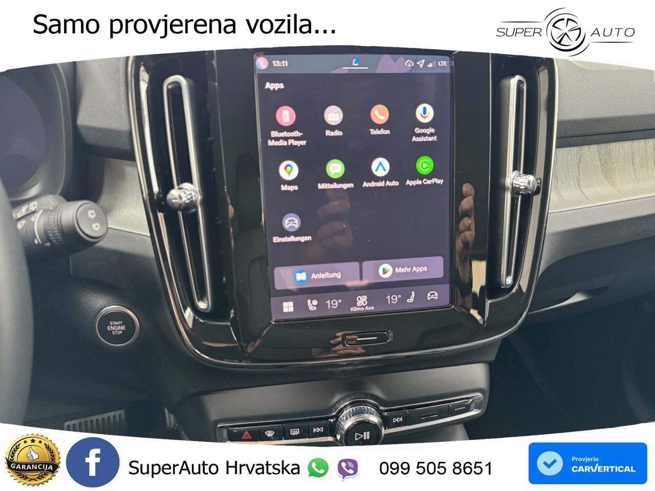 Volvo XC40 2.0 B3 163 KS Automatic LED+GR SJED+ACC