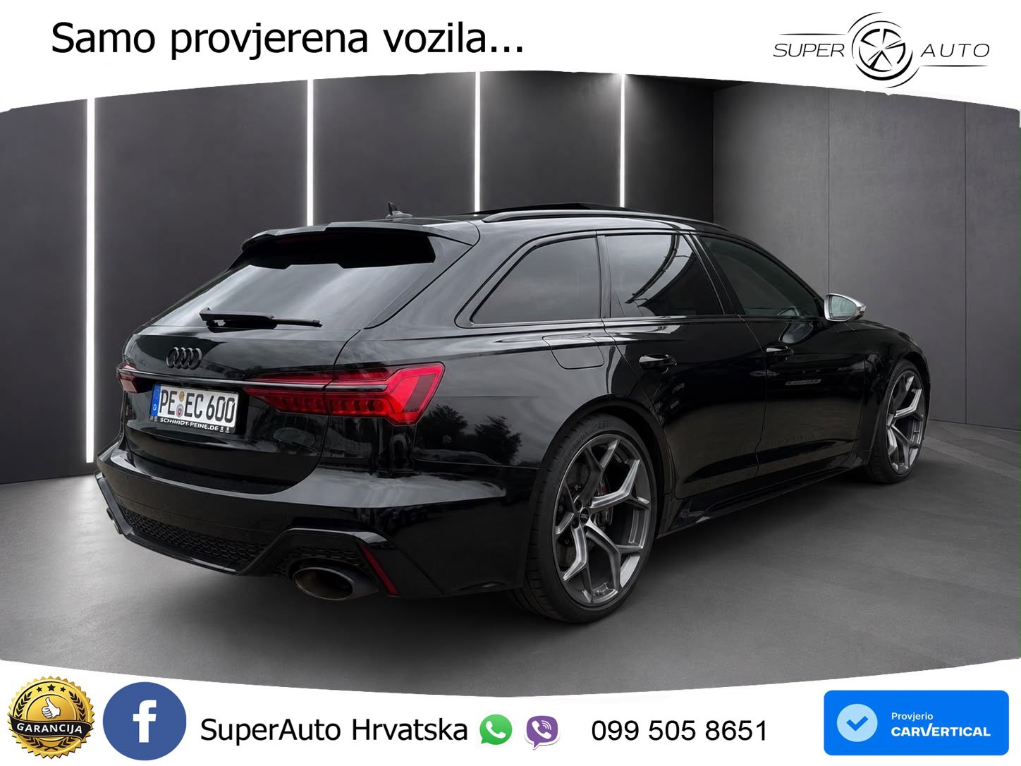 Audi RS6 Avant 4.0 TFSI V8 (600 KS) quattro Tiptronic
