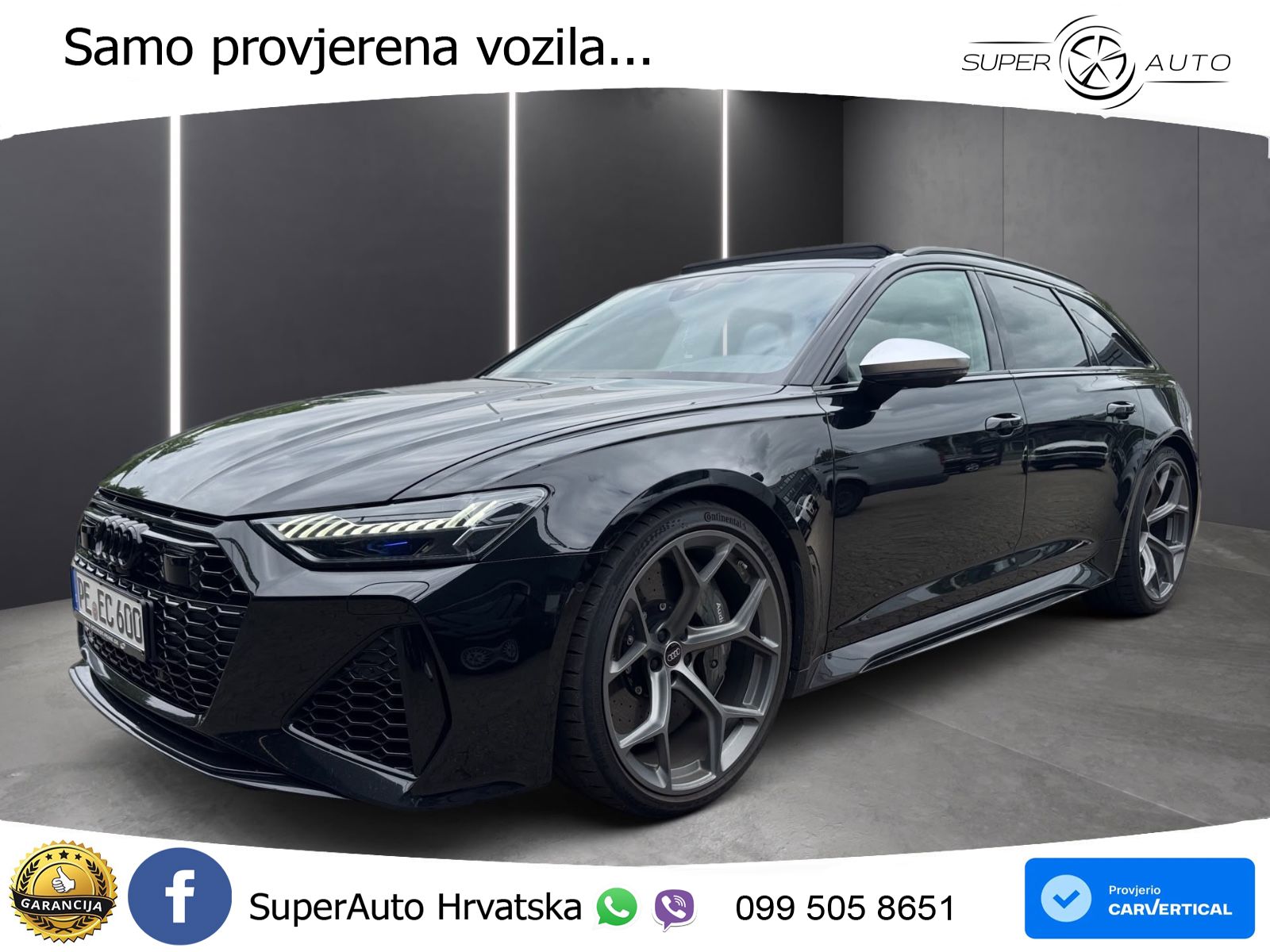 Audi RS6 Avant 4.0 TFSI V8 (600 KS) quattro Tiptronic