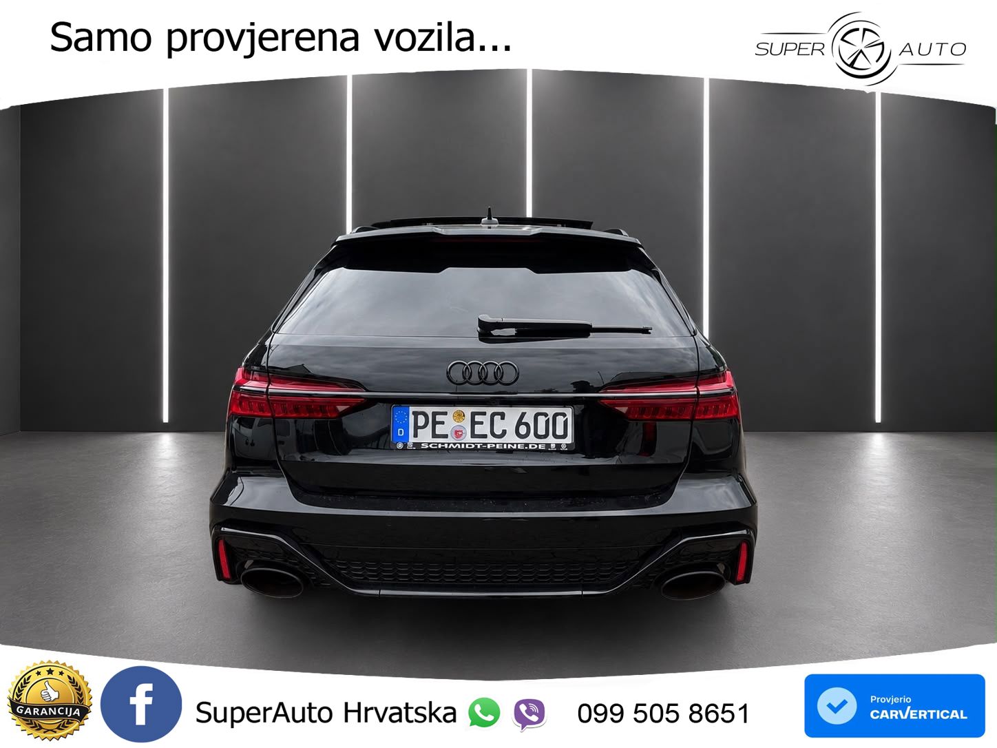 Audi RS6 Avant 4.0 TFSI V8 (600 KS) quattro Tiptronic