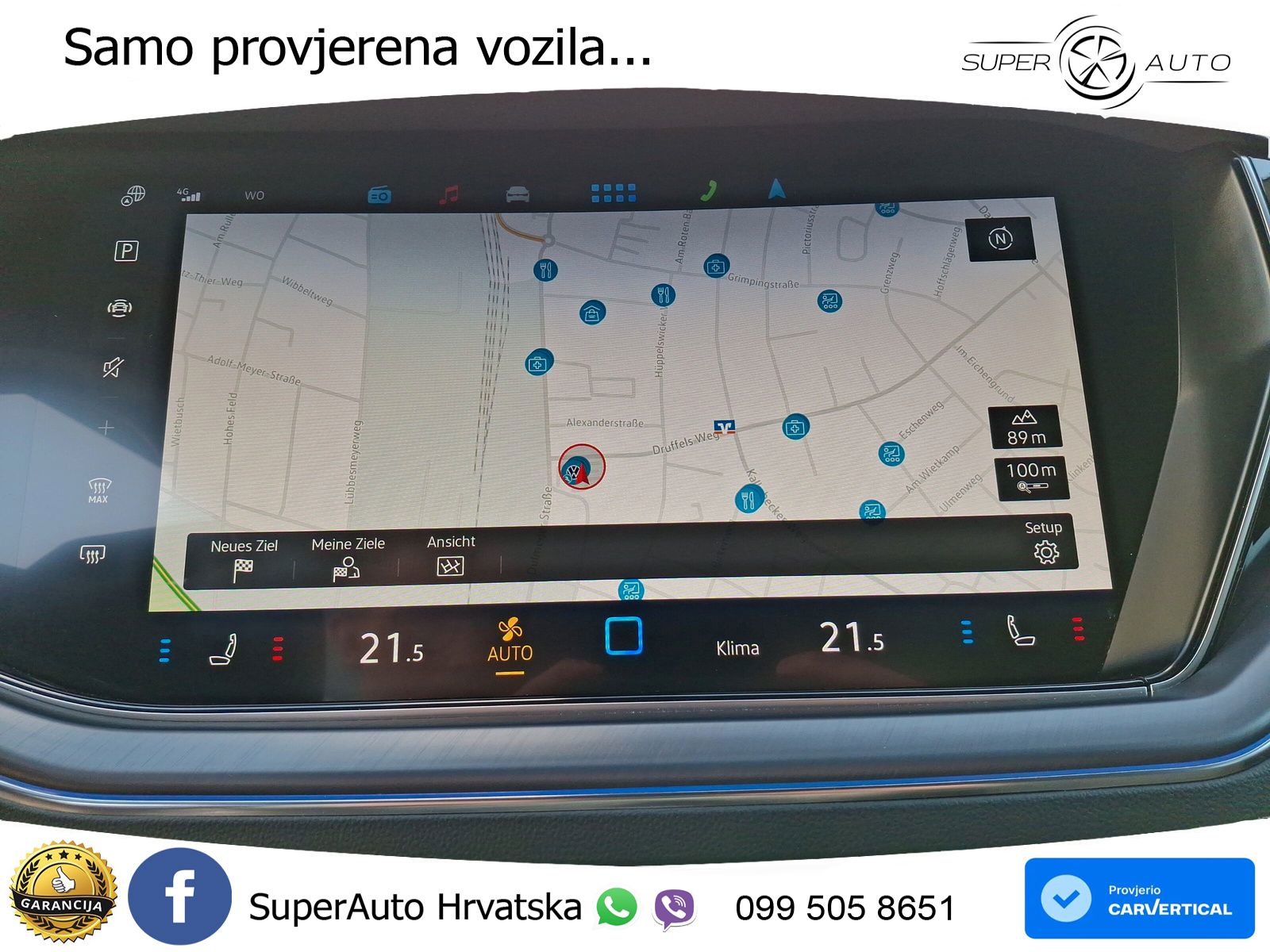 Volkswagen Touareg 3.0 V6 TDI (286 KS) 4MOTION Tiptronic ZRAČNI+ACC+4xGR SJED+KAM