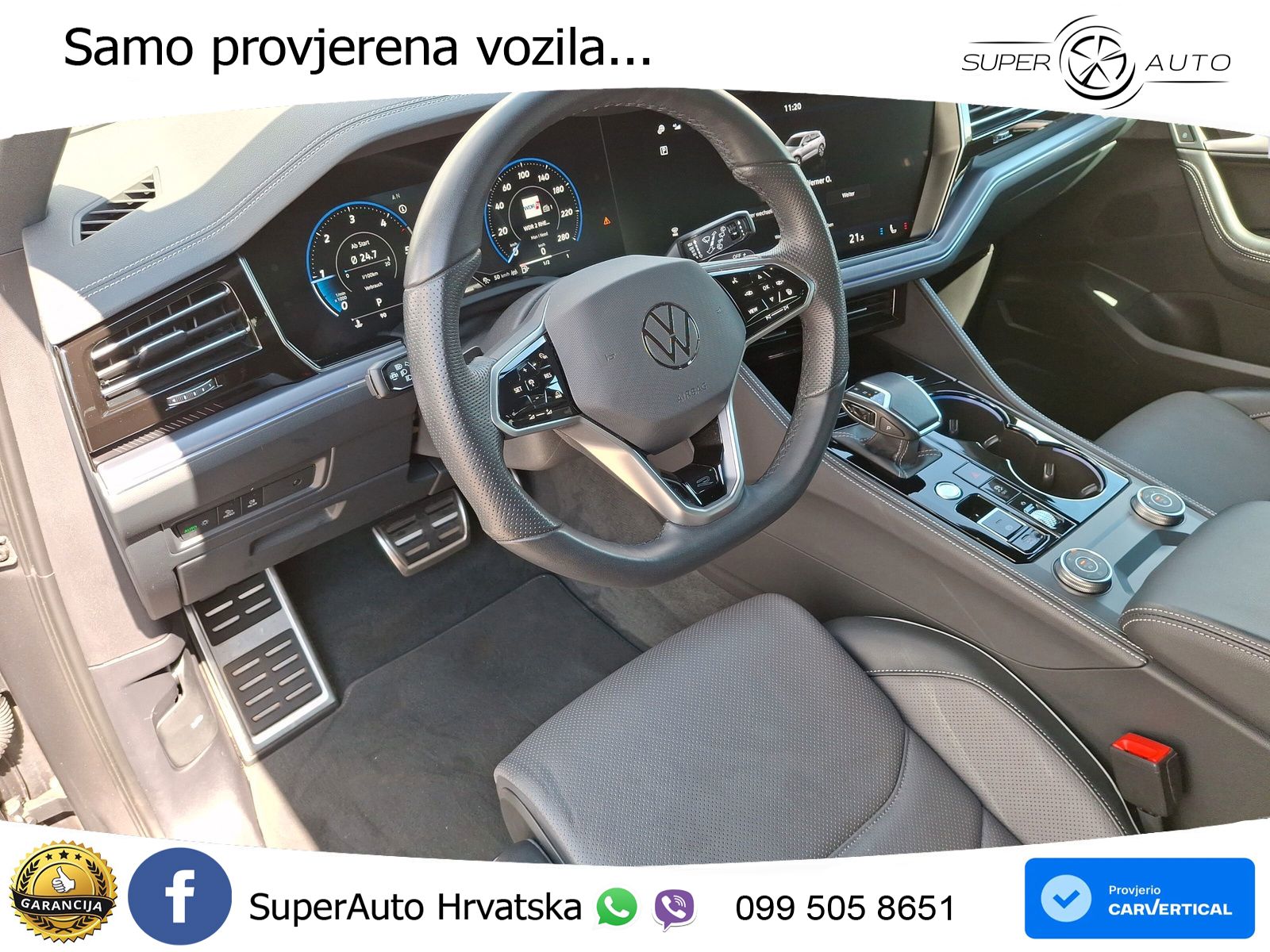 Volkswagen Touareg 3.0 V6 TDI (286 KS) 4MOTION Tiptronic ZRAČNI+ACC+4xGR SJED+KAM