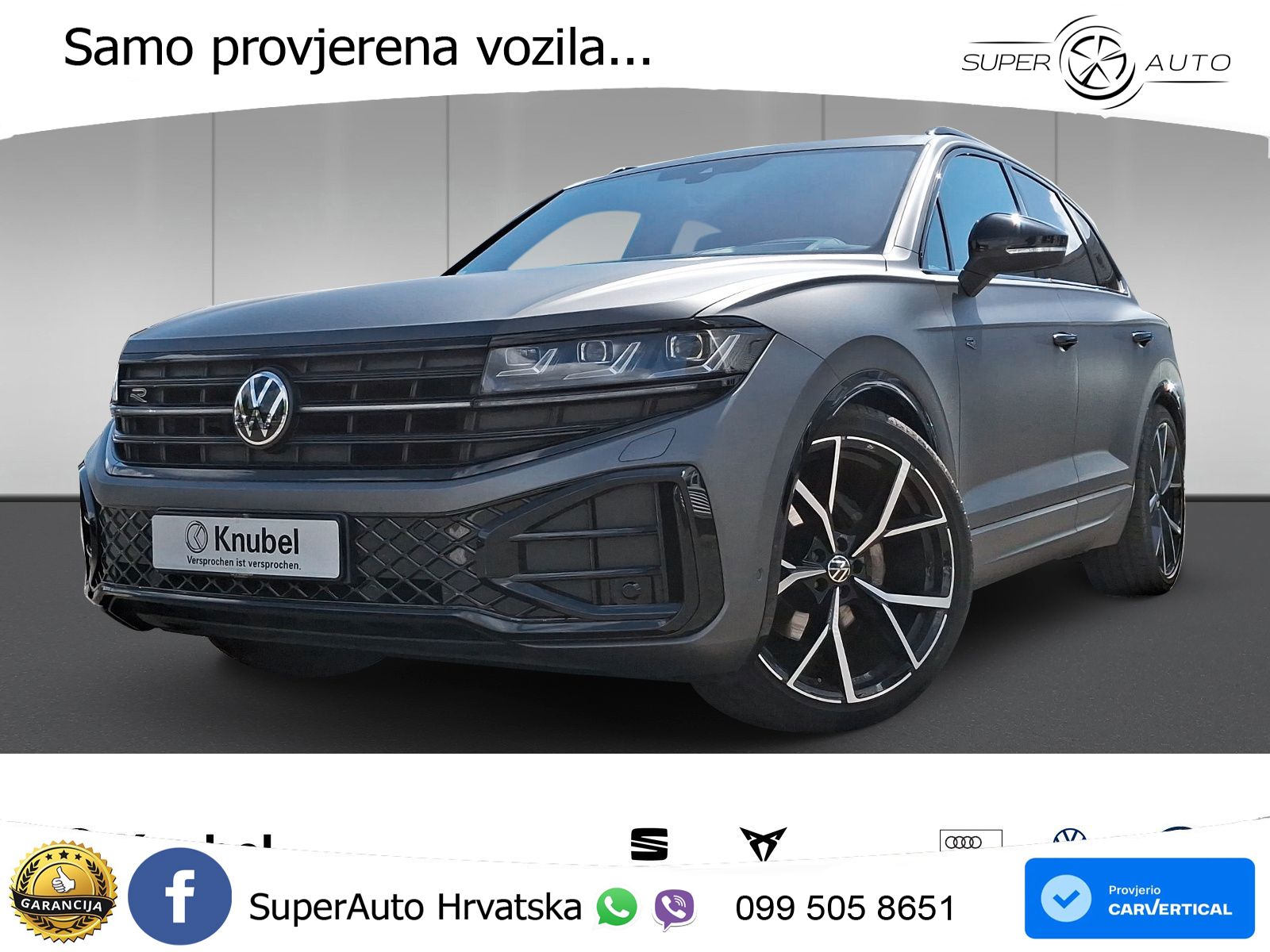 Volkswagen Touareg 3.0 V6 TDI (286 KS) 4MOTION Tiptronic ZRAČNI+ACC+4xGR SJED+KAM