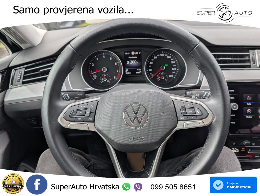 Volkswagen Passat Variant 2.0 TSI (190 KS) DSG LED+GR SJED+ACC