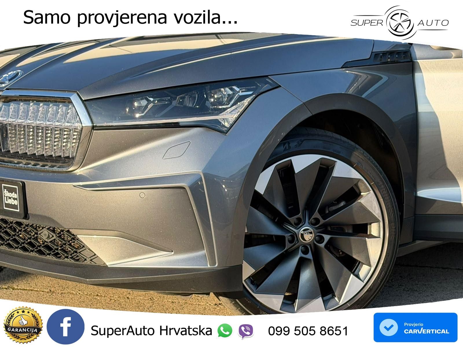 Škoda Enyaq iV 80x 82 kWh (265 KS) AWD Suite MATRIX+GR SJED+KAM