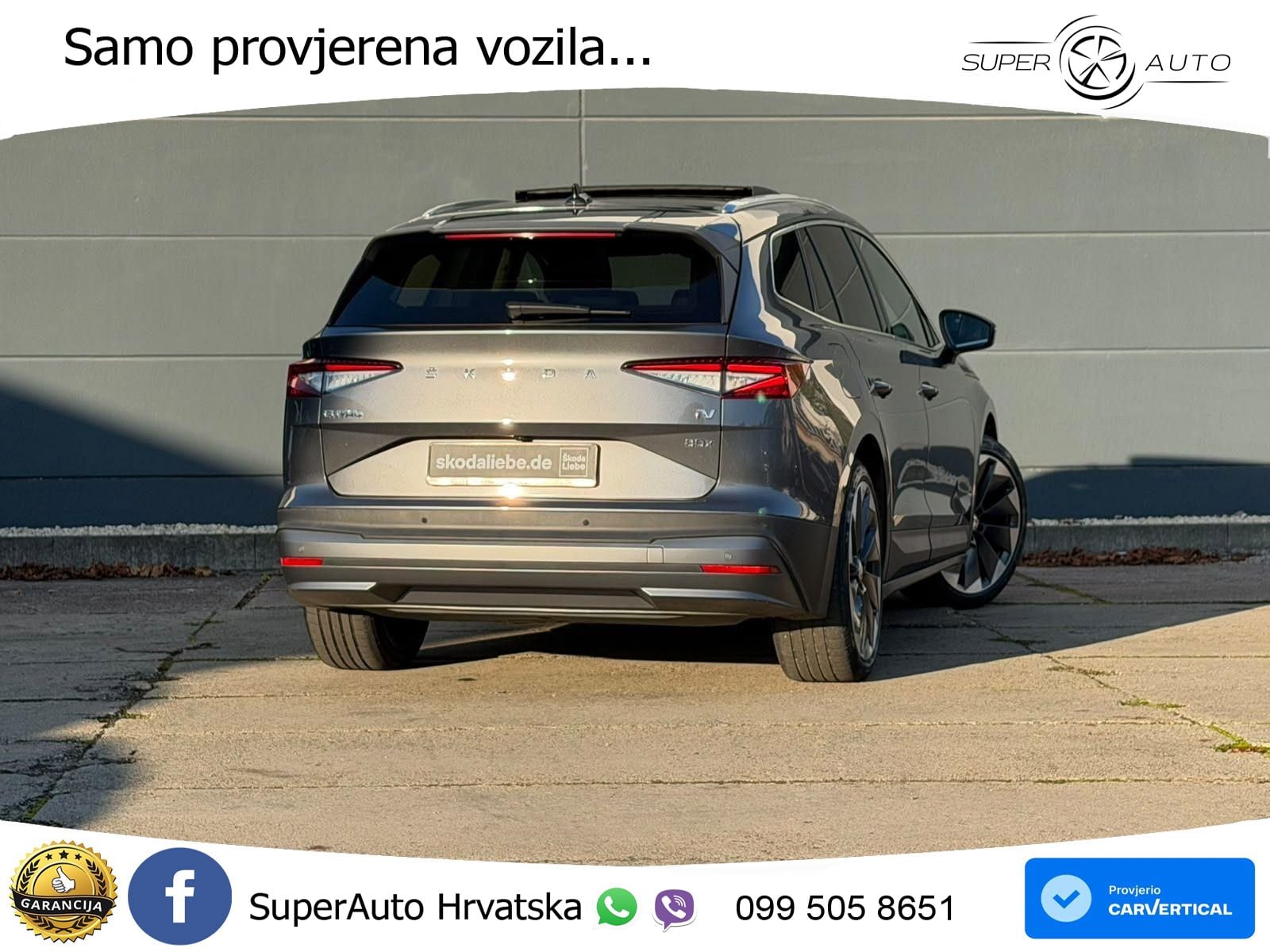 Škoda Enyaq iV 80x 82 kWh (265 KS) AWD Suite MATRIX+GR SJED+KAM