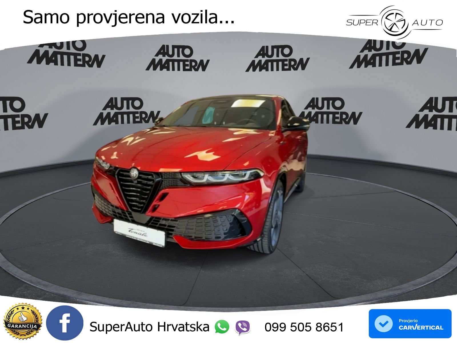 Alfa Romeo Tonale 1.5 VGT (174 KS) Hybrid TCT LED+GR SJED+ACC