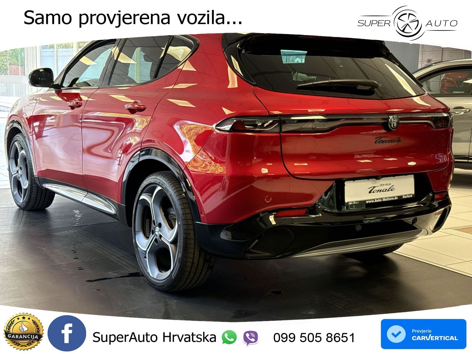 Alfa Romeo Tonale 1.5 VGT (174 KS) Hybrid TCT LED+GR SJED+ACC