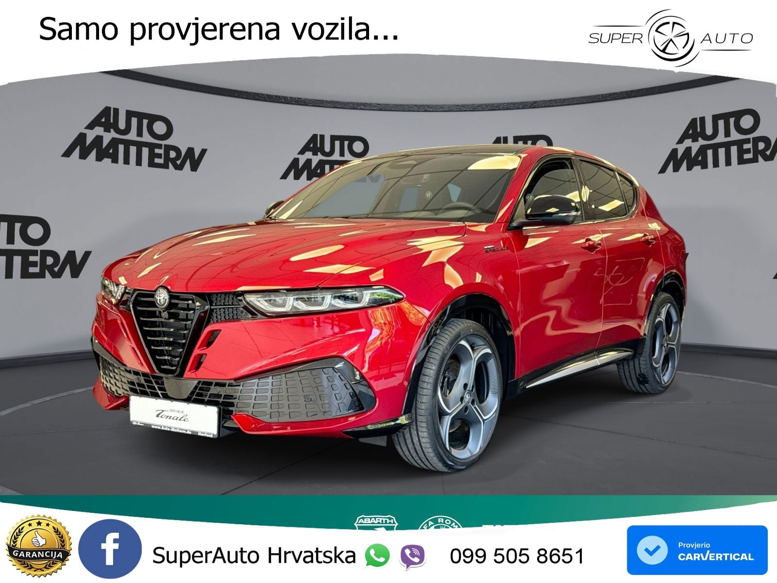 Alfa Romeo Tonale 1.5 VGT (174 KS) Hybrid TCT LED+GR SJED+ACC