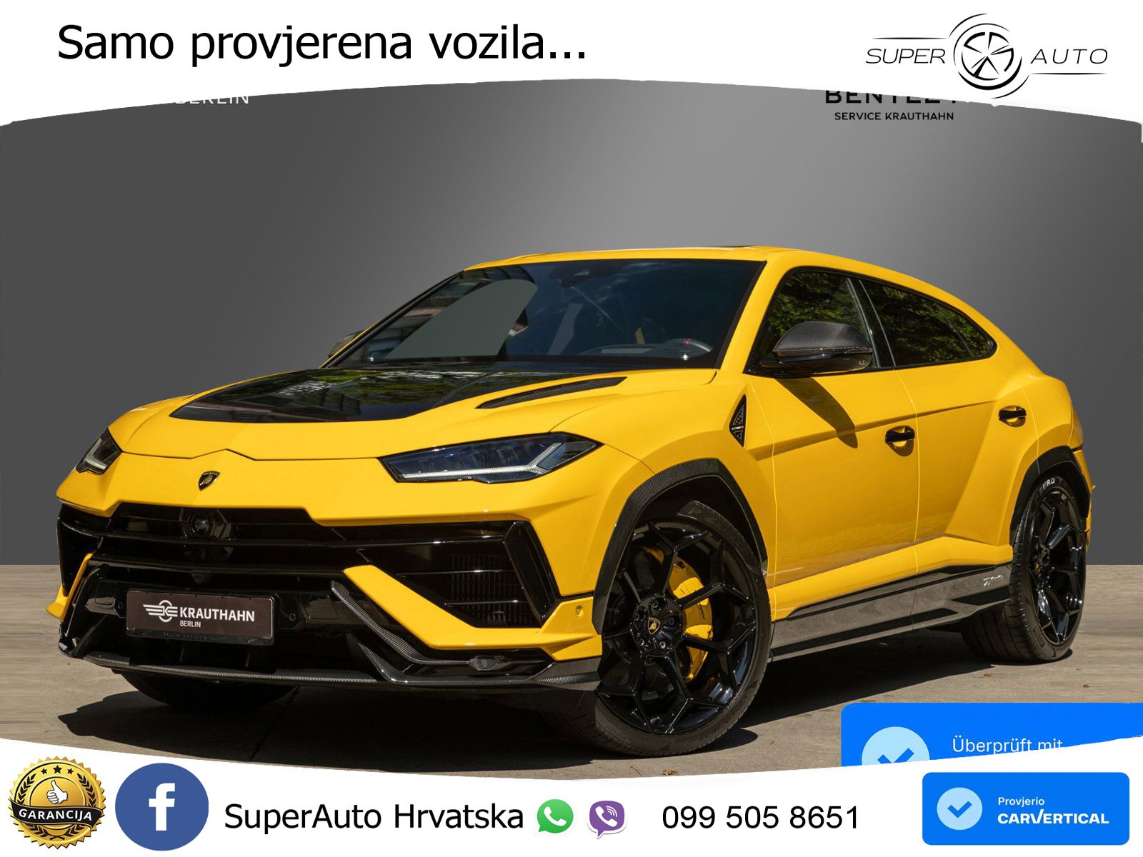Lamborghini Urus S 4.0 V8 (666 KS) 4WD Automatic LED+GR SJED+ACC