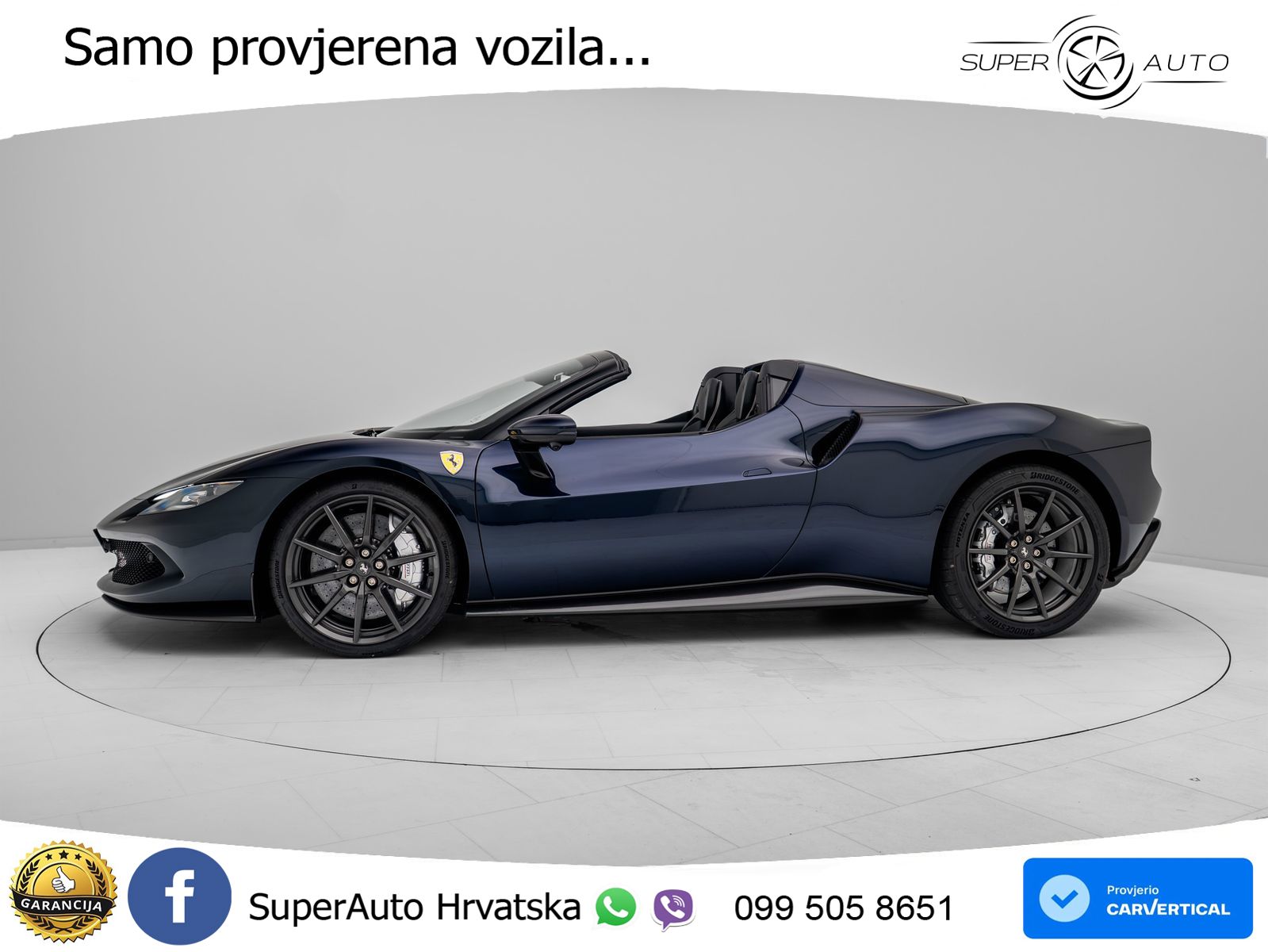 Ferrari 296 GTS 3.0 V6 (830 KS) F1 DCT