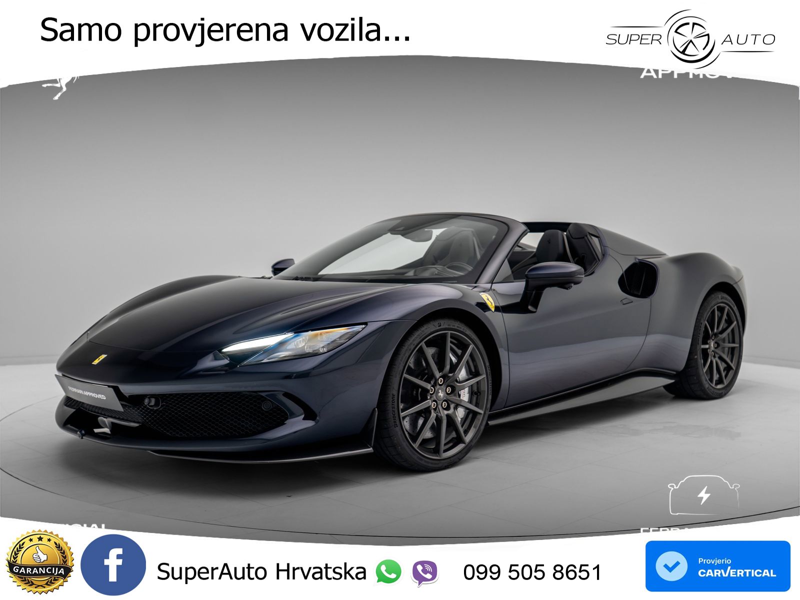 Ferrari 296 GTS 3.0 V6 (830 KS) F1 DCT