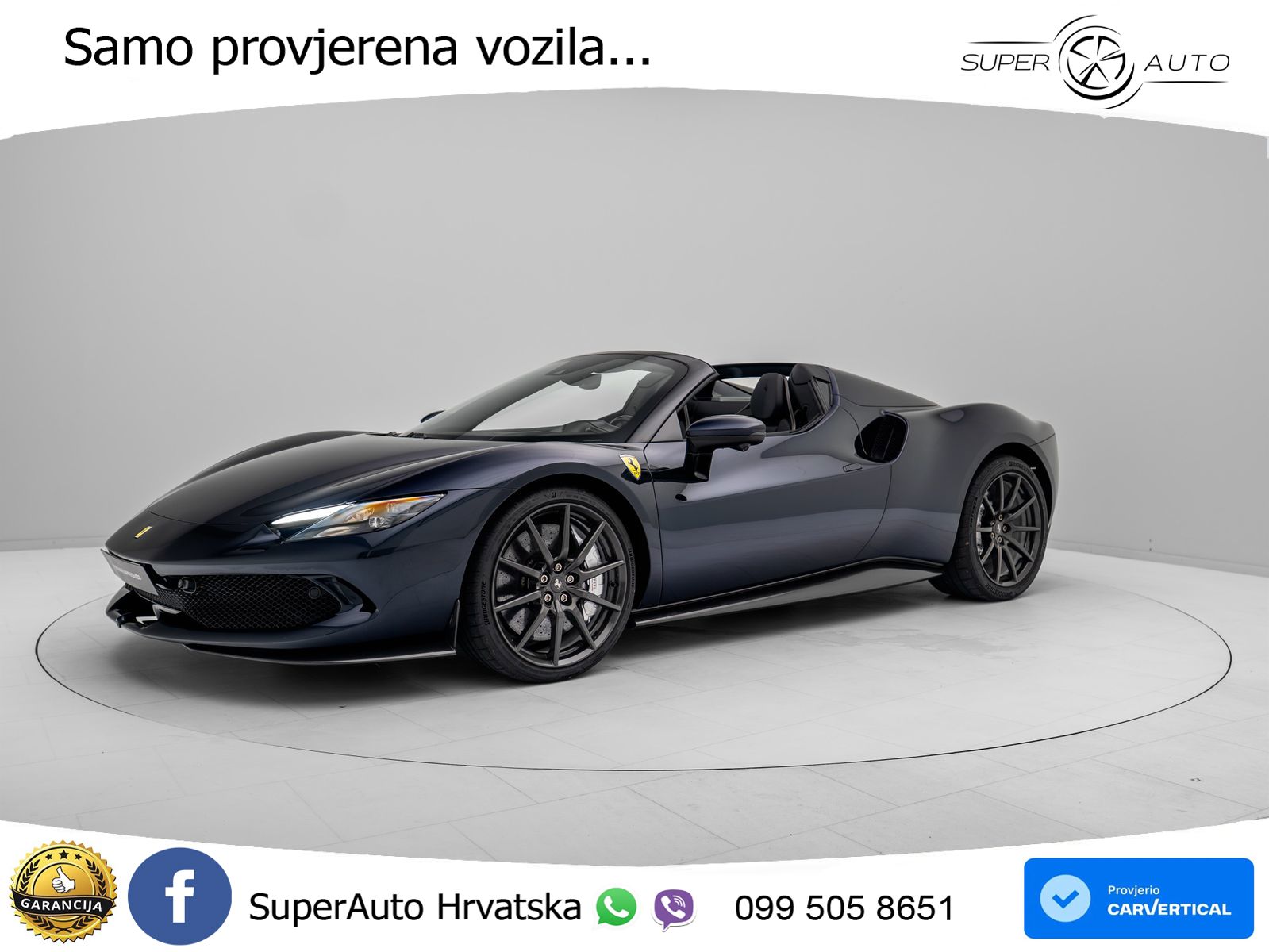 Ferrari 296 GTS 3.0 V6 (830 KS) F1 DCT