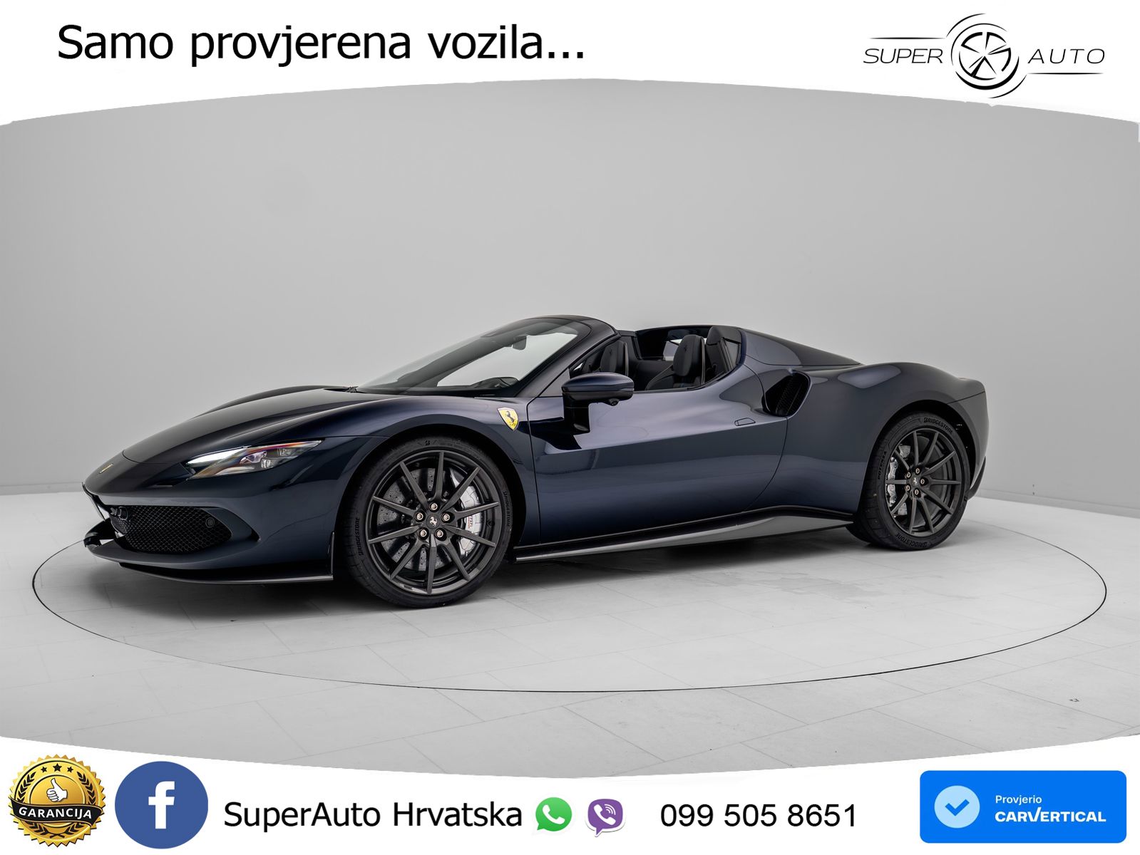 Ferrari 296 GTS 3.0 V6 (830 KS) F1 DCT