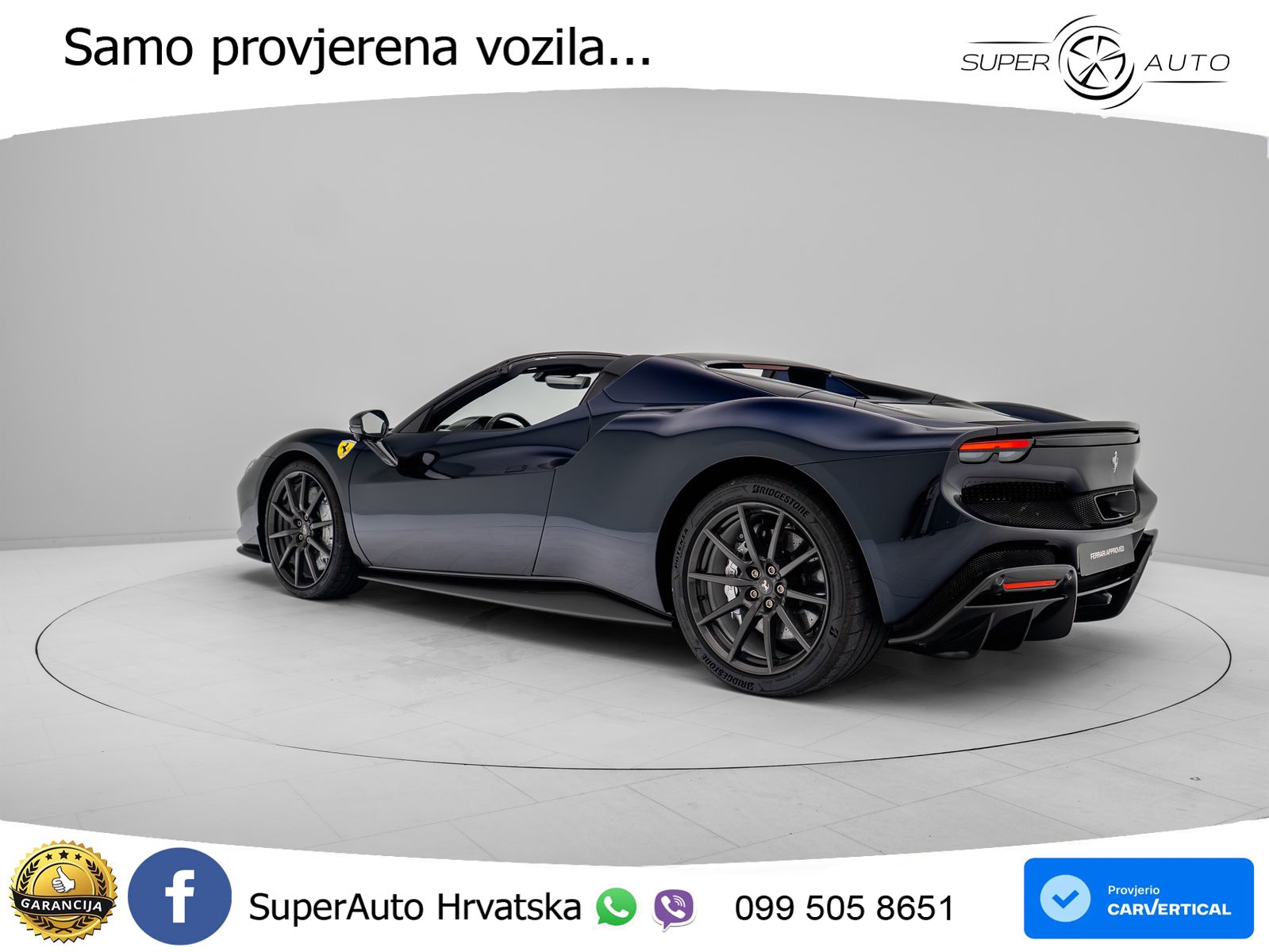 Ferrari 296 GTS 3.0 V6 (830 KS) F1 DCT