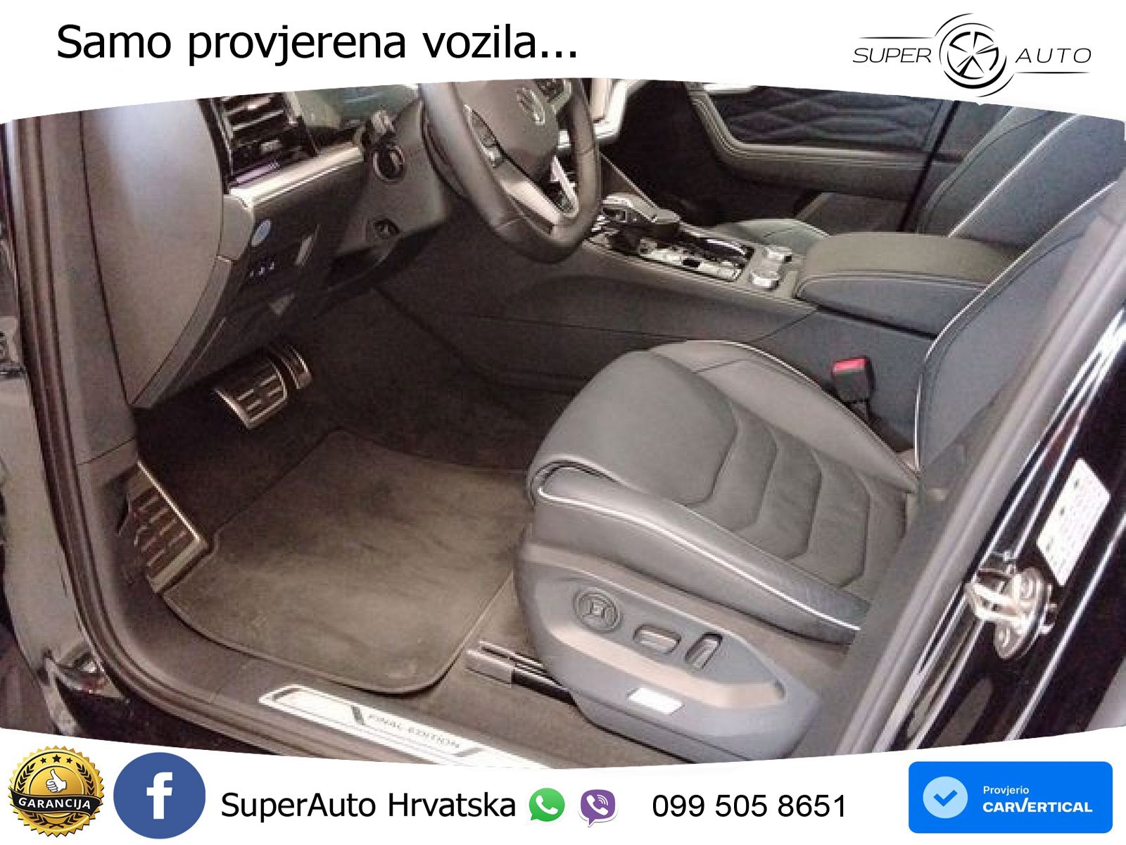 Volkswagen Touareg 3.0 V6 TDI (286 KS) 4MOTION Tiptronic R-Line ZRAČNI+ACC+GR SJED+KAM+PANO