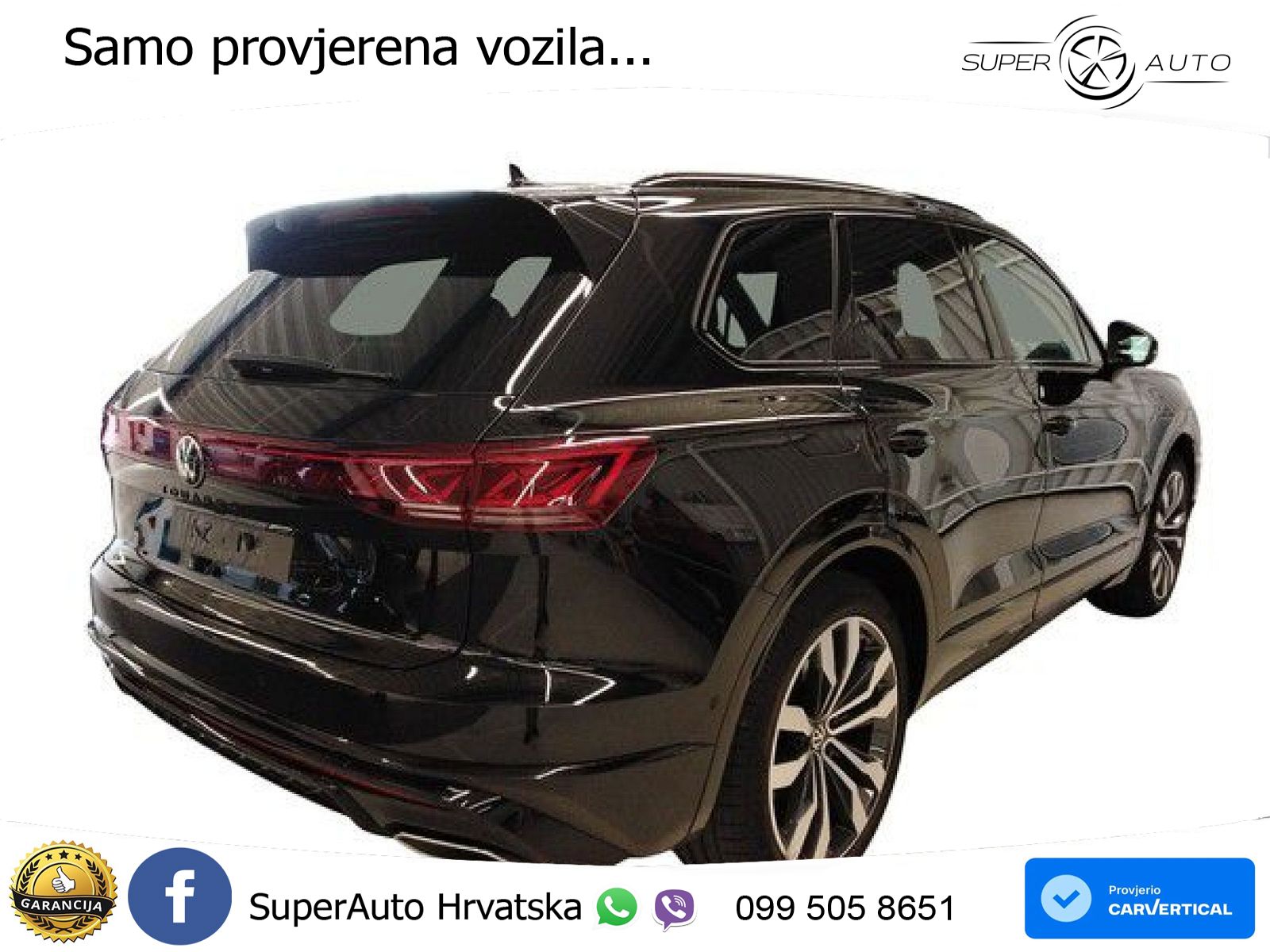 Volkswagen Touareg 3.0 V6 TDI (286 KS) 4MOTION Tiptronic R-Line ZRAČNI+ACC+GR SJED+KAM+PANO
