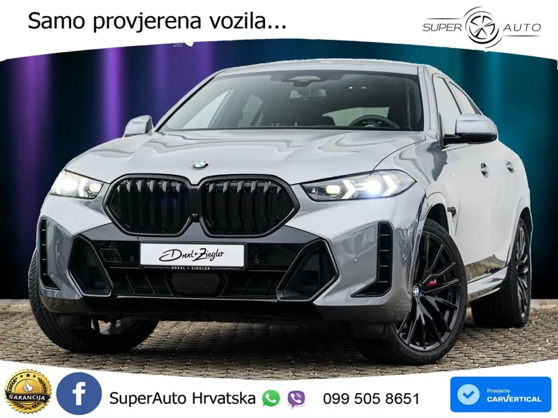 BMW X6 30d (298 KS) xDrive Steptronic M Sport ZRAČNI+ACC+GR SJED+KAM+PANO