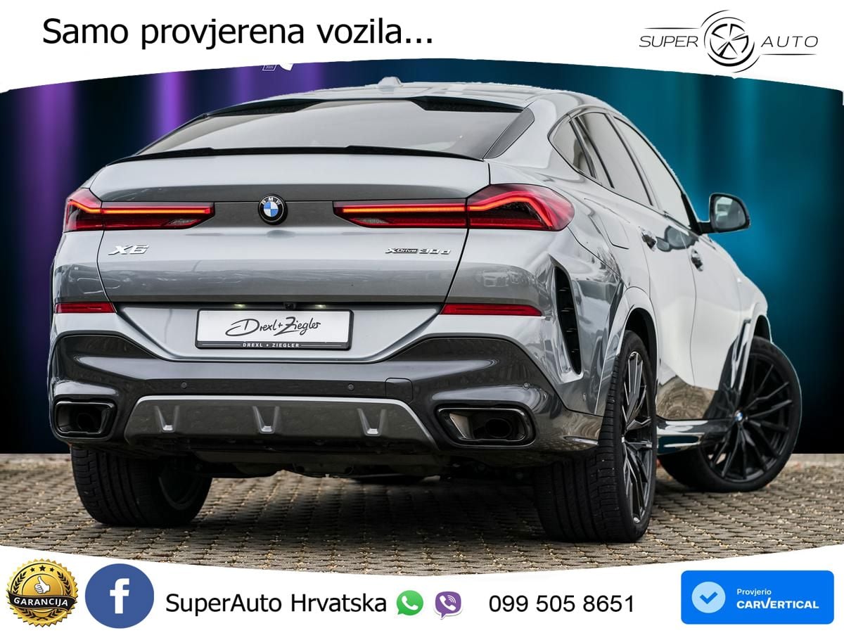 BMW X6 30d (298 KS) xDrive Steptronic M Sport ZRAČNI+ACC+GR SJED+KAM+PANO