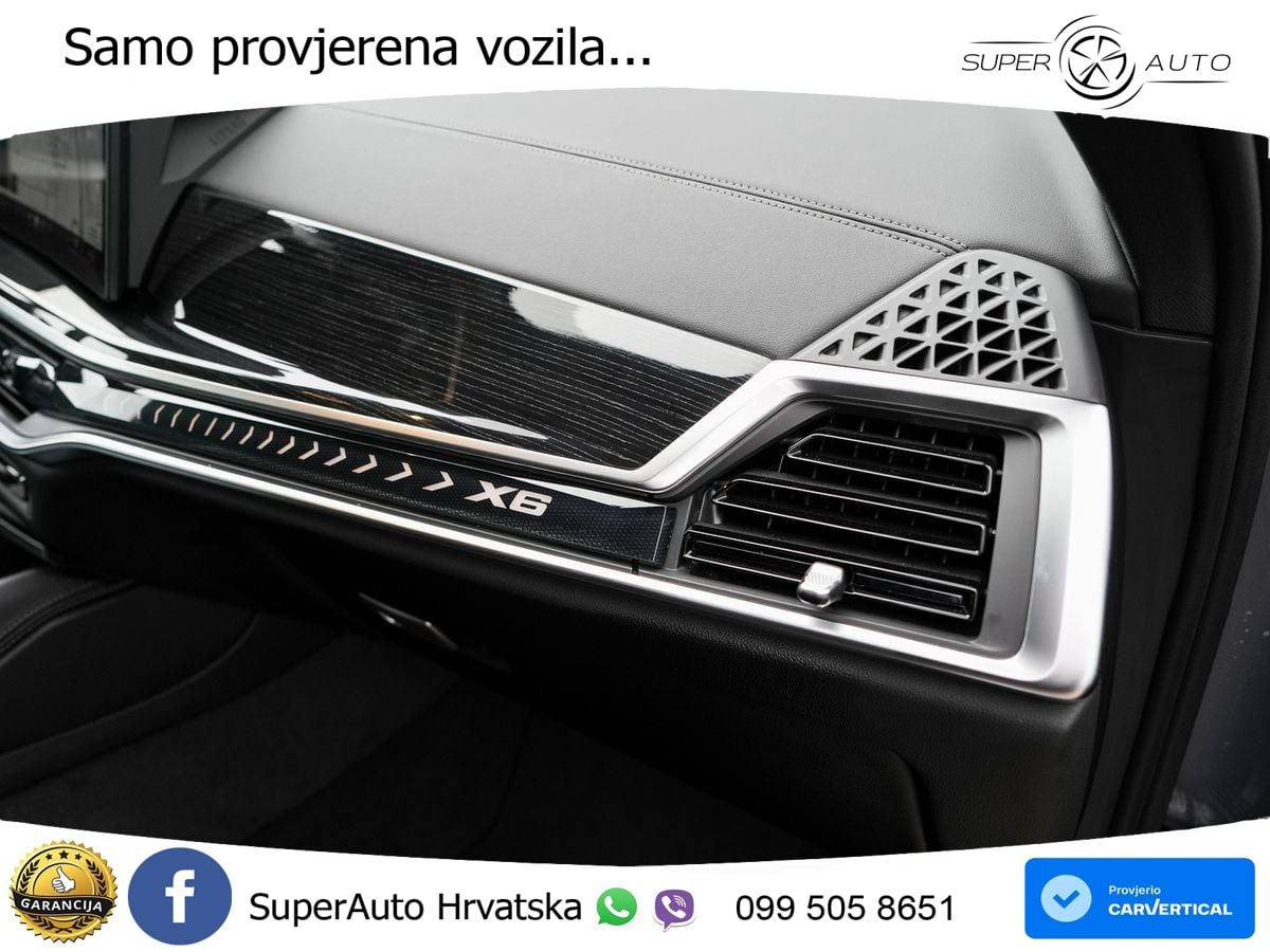 BMW X6 30d (298 KS) xDrive Steptronic M Sport ZRAČNI+ACC+GR SJED+KAM+PANO