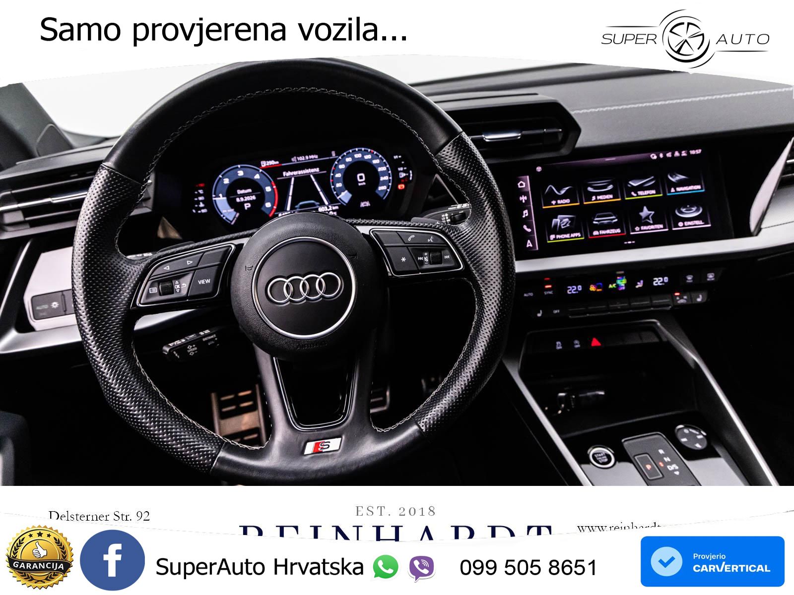 Audi A3 35 TDI (150 KS) S tronic 2x S line