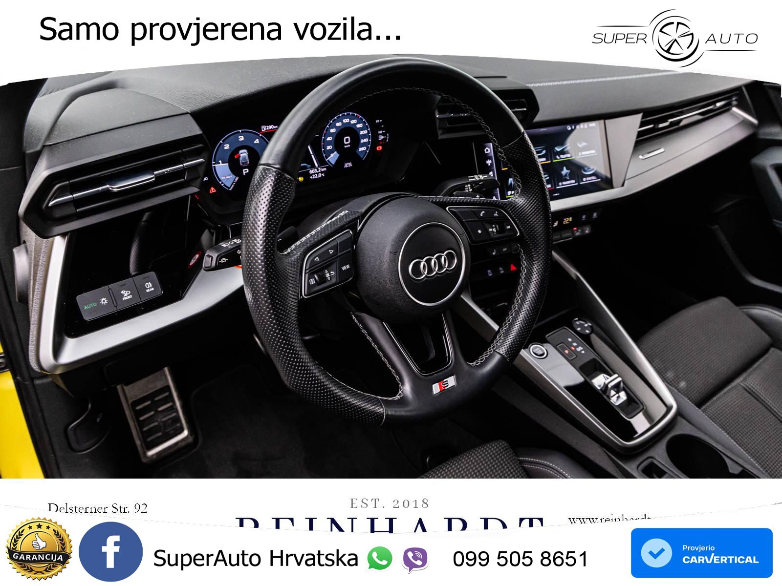 Audi A3 35 TDI (150 KS) S tronic 2x S line