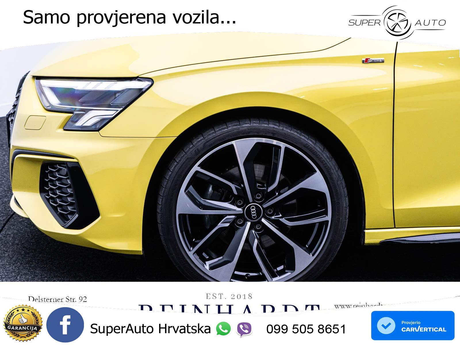 Audi A3 35 TDI (150 KS) S tronic 2x S line