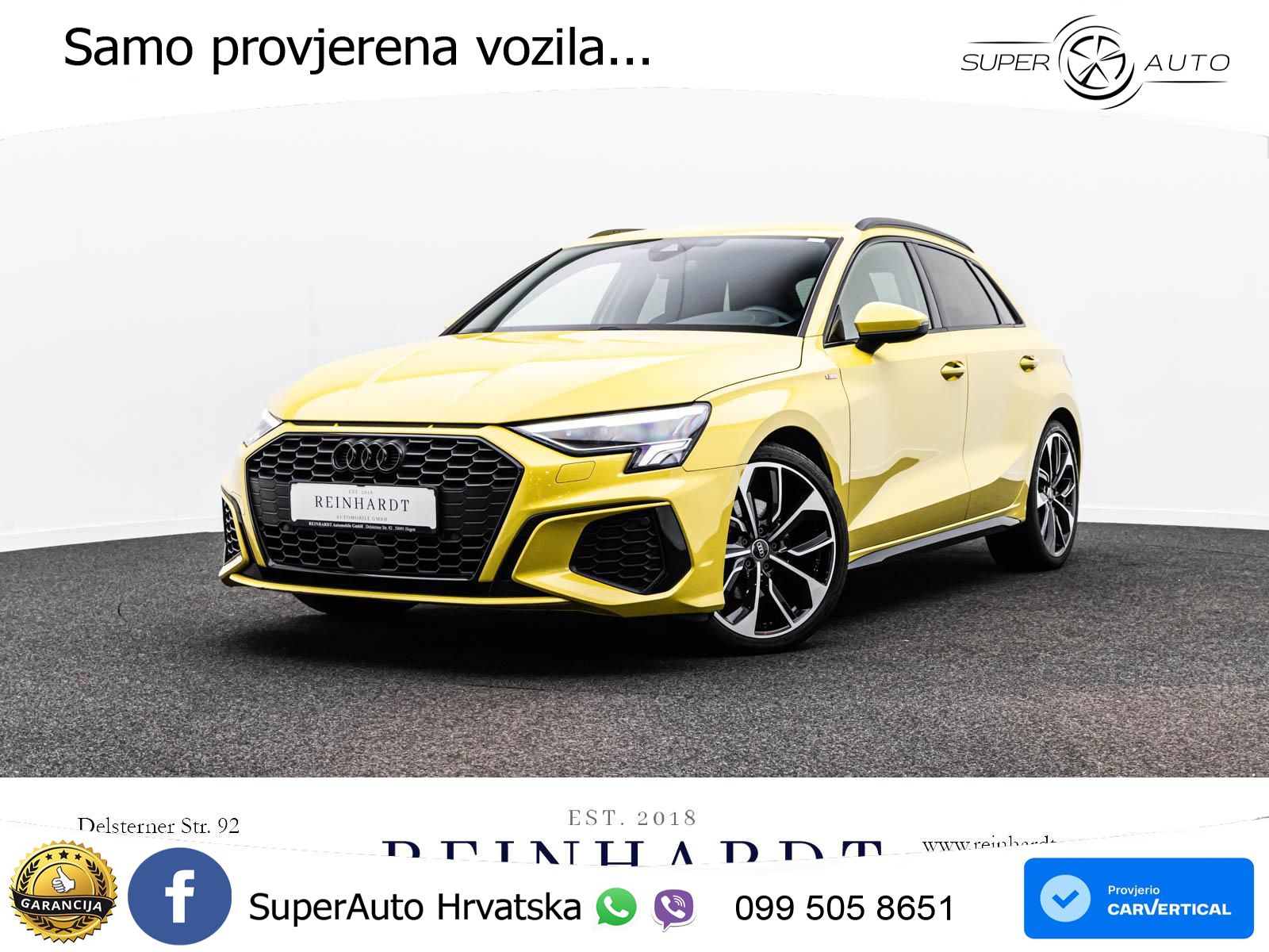 Audi A3 35 TDI (150 KS) S tronic 2x S line