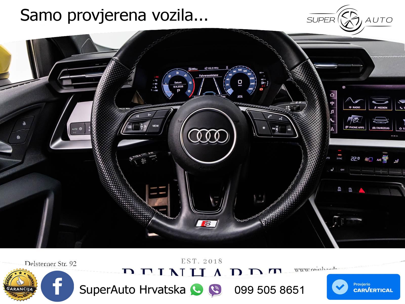 Audi A3 35 TDI (150 KS) S tronic 2x S line