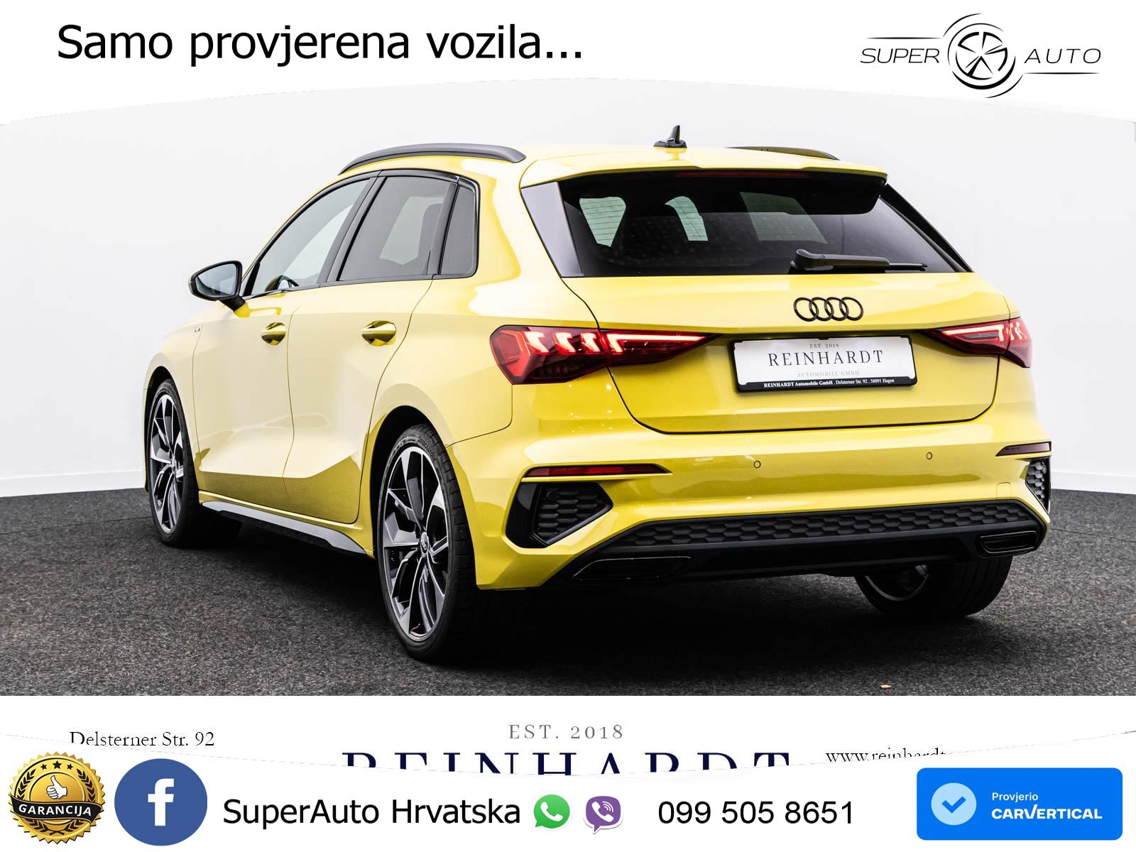 Audi A3 35 TDI (150 KS) S tronic 2x S line
