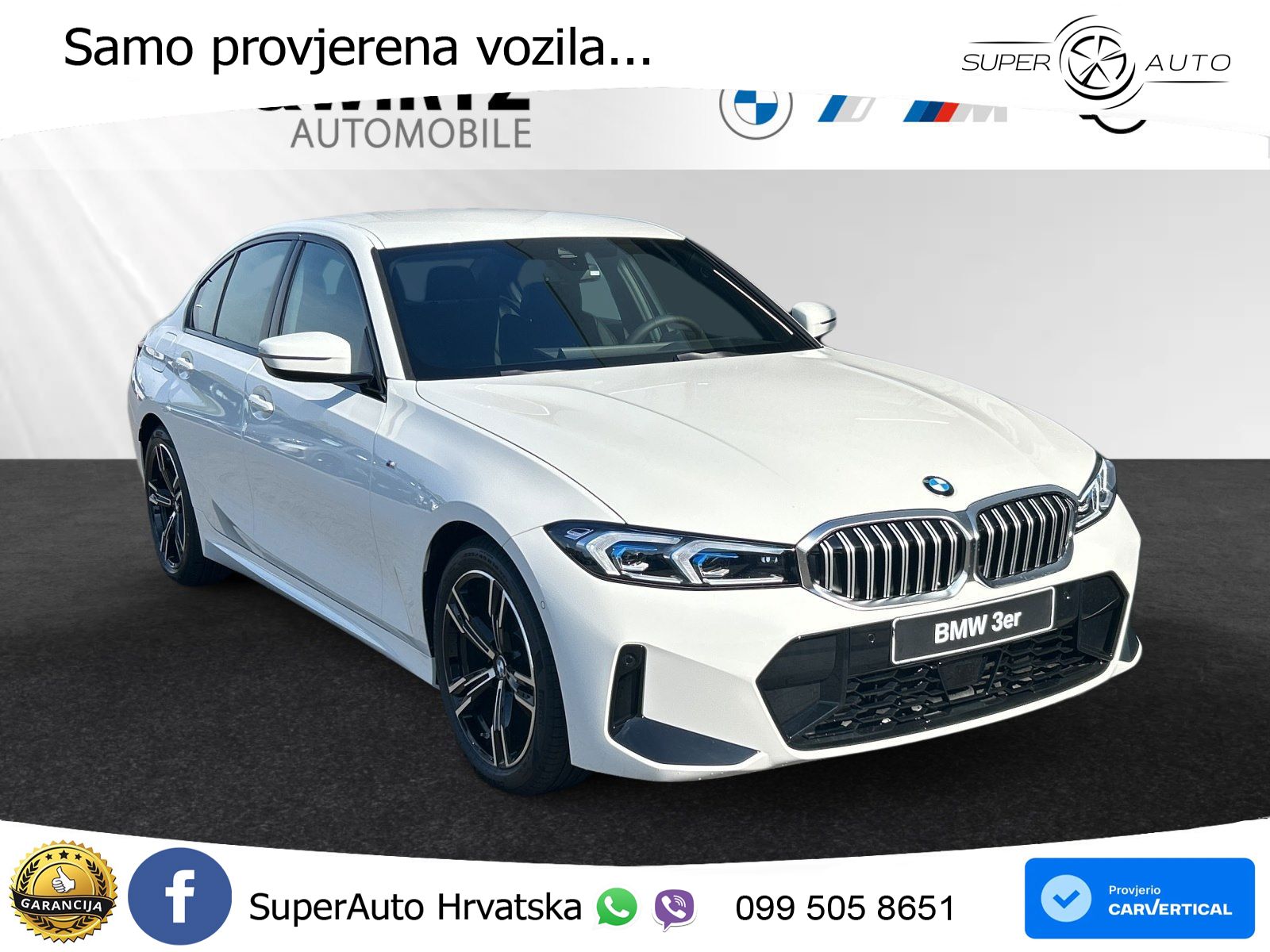 BMW 320d (190 KS) Steptronic M Sport LED+GR SJED+ACC