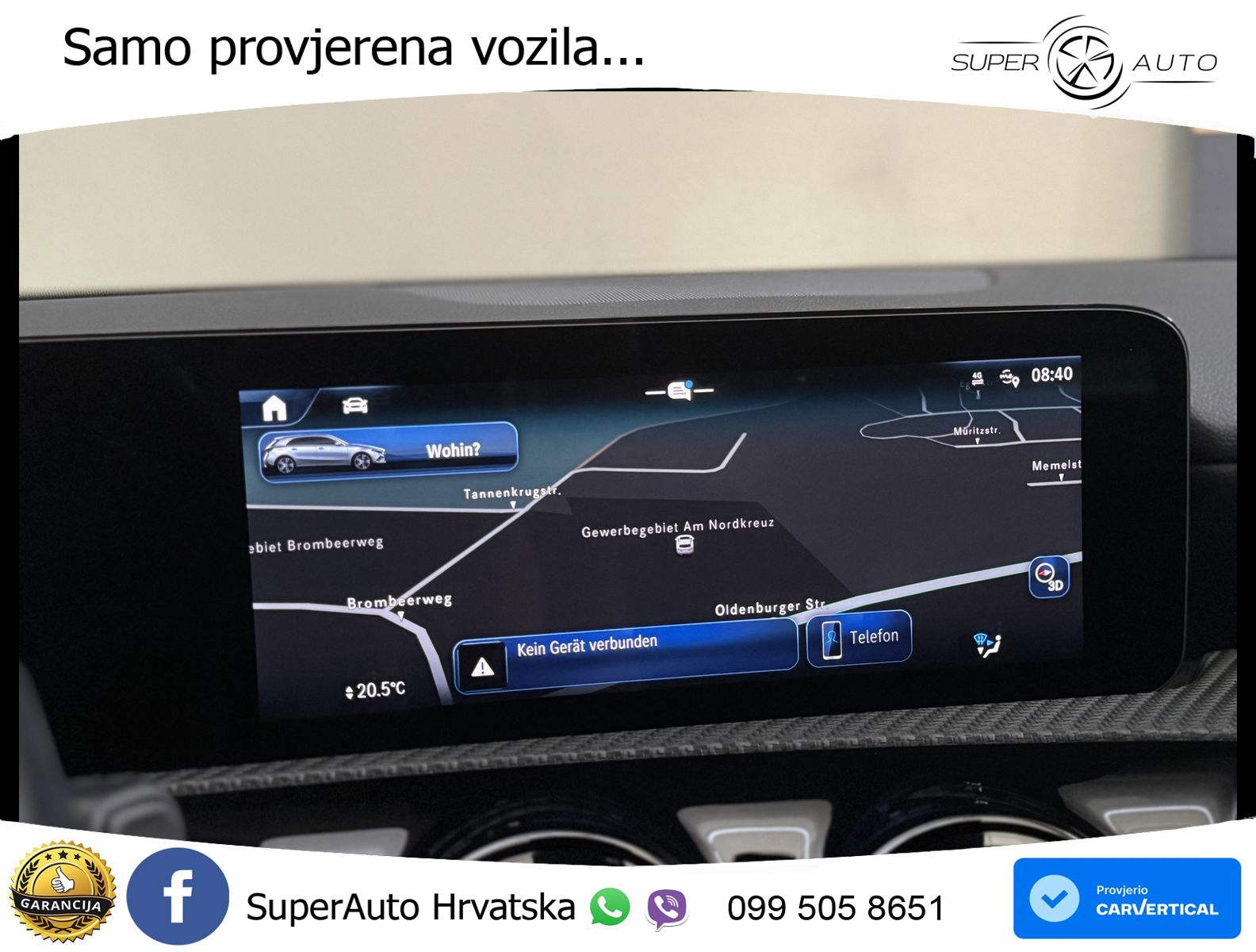 Mercedes-Benz A 250e 8G-DCT LED+GR SJED+ACC