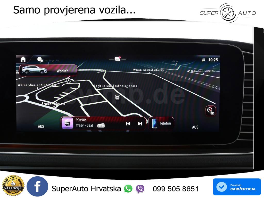 Mercedes GLE Coupe 450d (367 KS) EQ Boost 4MATIC 9G-TRONIC AMG ZRAČNI+ACC+GR SJED+360+PANO