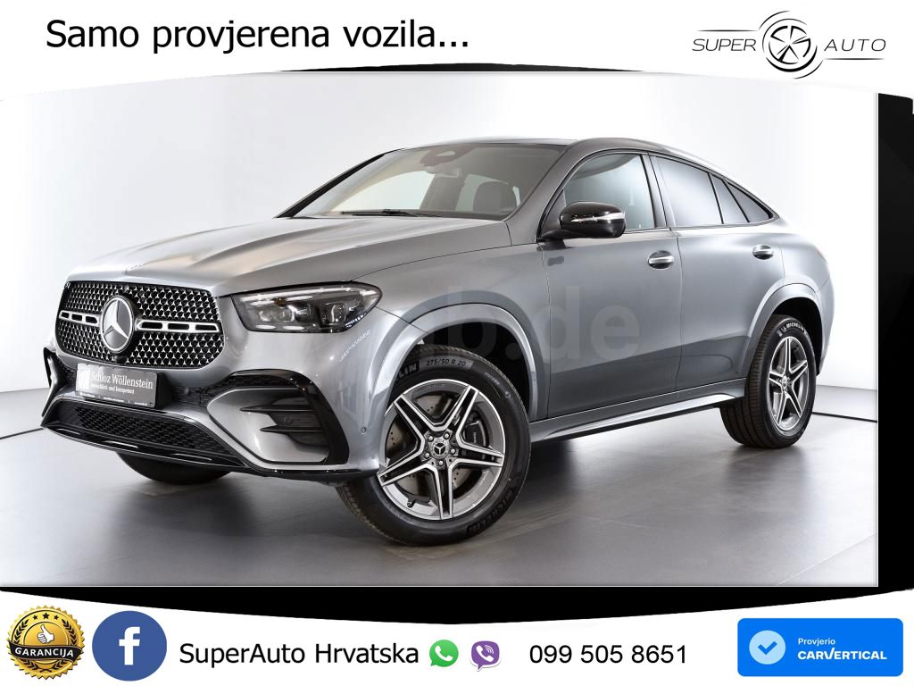 Mercedes GLE Coupe 450d (367 KS) EQ Boost 4MATIC 9G-TRONIC AMG ZRAČNI+ACC+GR SJED+360+PANO