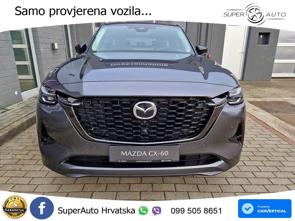 Mazda CX-60 3.3 e-Skyactiv D (254 KS) AWD Automatic MATRIX+GR SJED+KAM