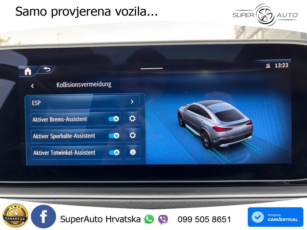 Mercedes GLE Coupe 450d (367 KS) EQ Boost 4MATIC 9G-TRONIC AMG ACC+HEAD+4xGR SJED+360+PANO