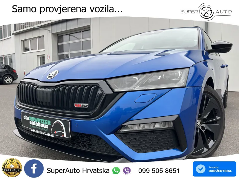Škoda Octavia Combi RS 2.0 TDI (200 KS) DSG LED+GR SJED+ACC