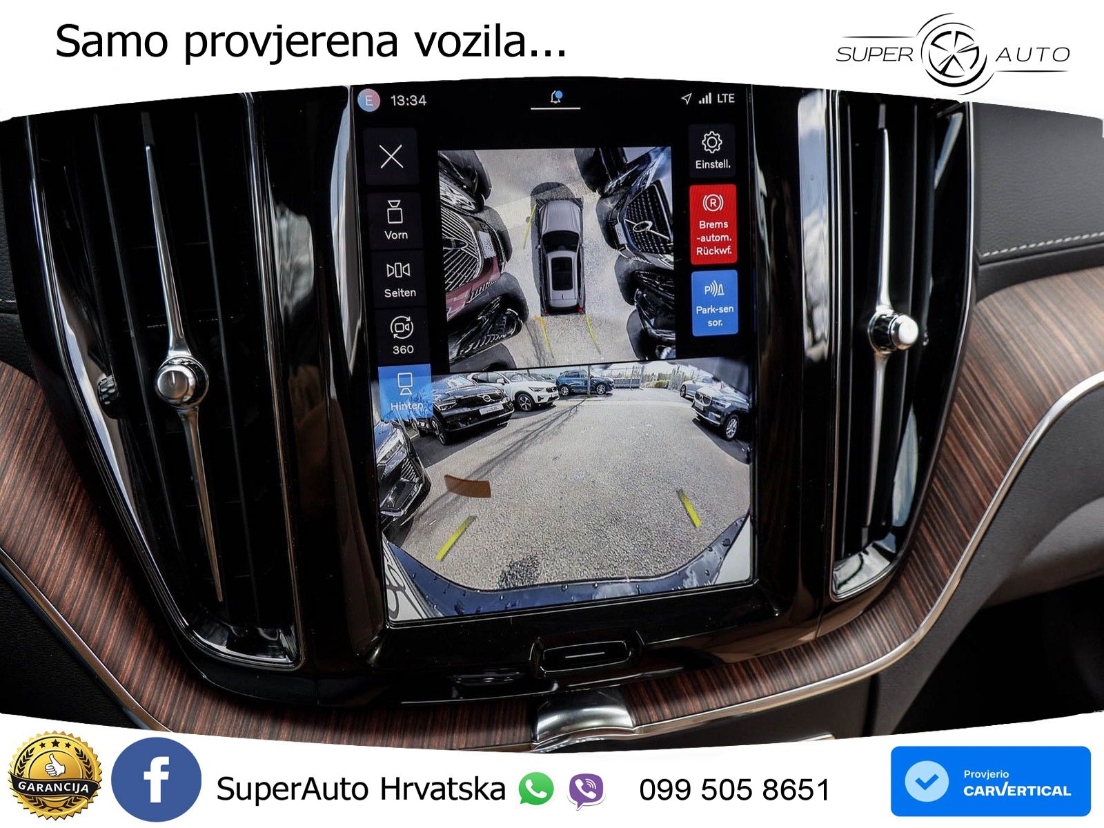 Volvo XC60 B5 Benzin AWD Geartronic ZRAČNI+ACC+GR SJED+KAM+PANO