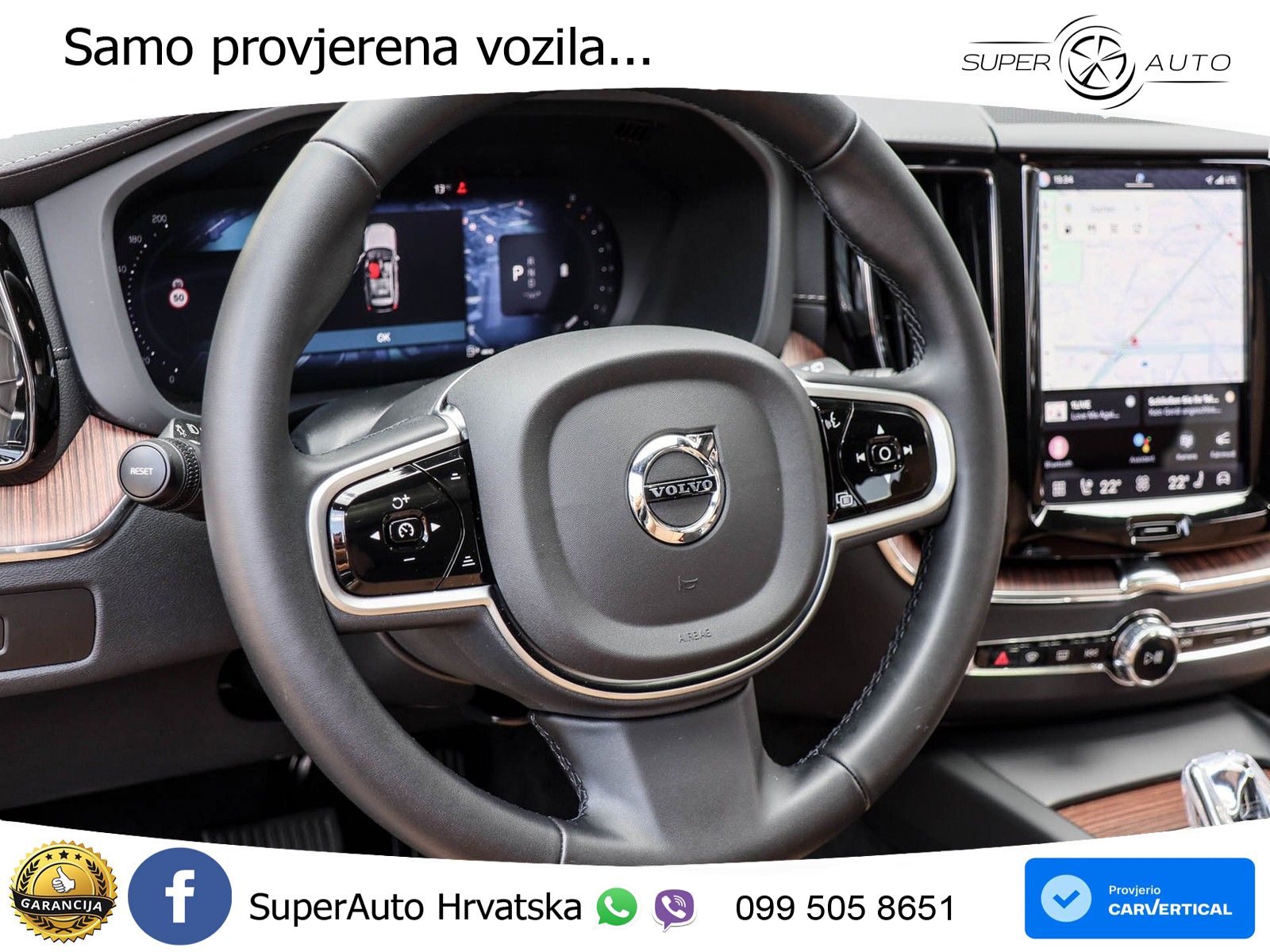 Volvo XC60 B5 Benzin AWD Geartronic ZRAČNI+ACC+GR SJED+KAM+PANO