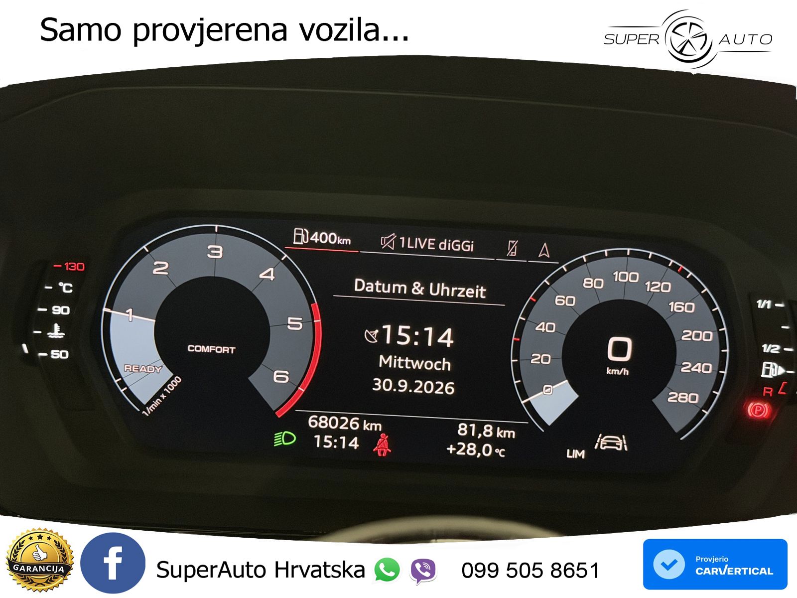 Audi A3 35 TDI (150 KS) S line LED+GR SJED+ACC