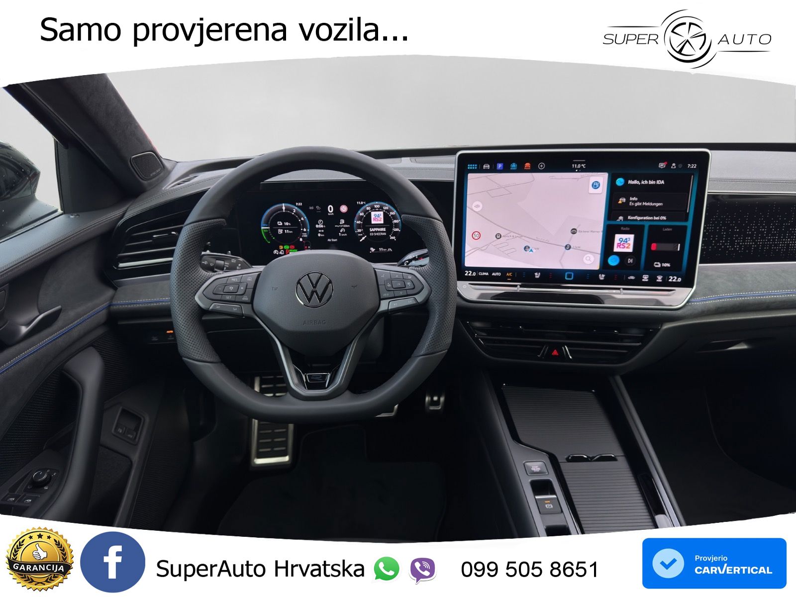 Volkswagen Passat Variant 1.5 TSI (272 KS) eHybrid DSG R-Line LED+GR SJED+ACC