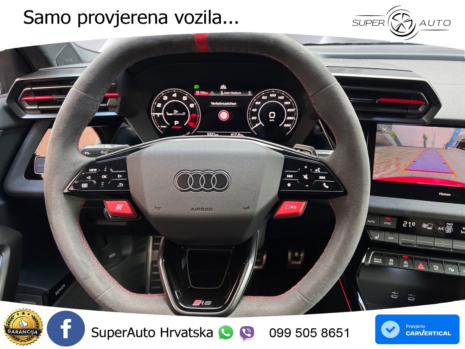 Audi RS3 Sedan 2.5 TFSI (400 KS) quattro S tronic LED+GR SJED+ACC