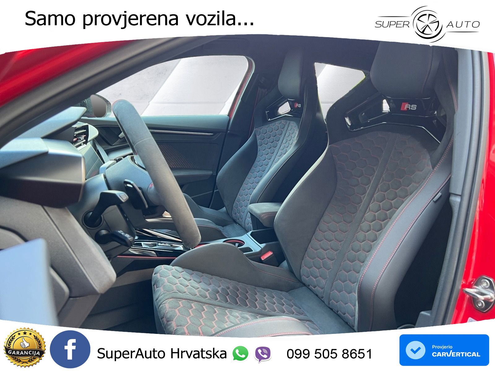 Audi RS3 Sedan 2.5 TFSI (400 KS) quattro S tronic LED+GR SJED+ACC