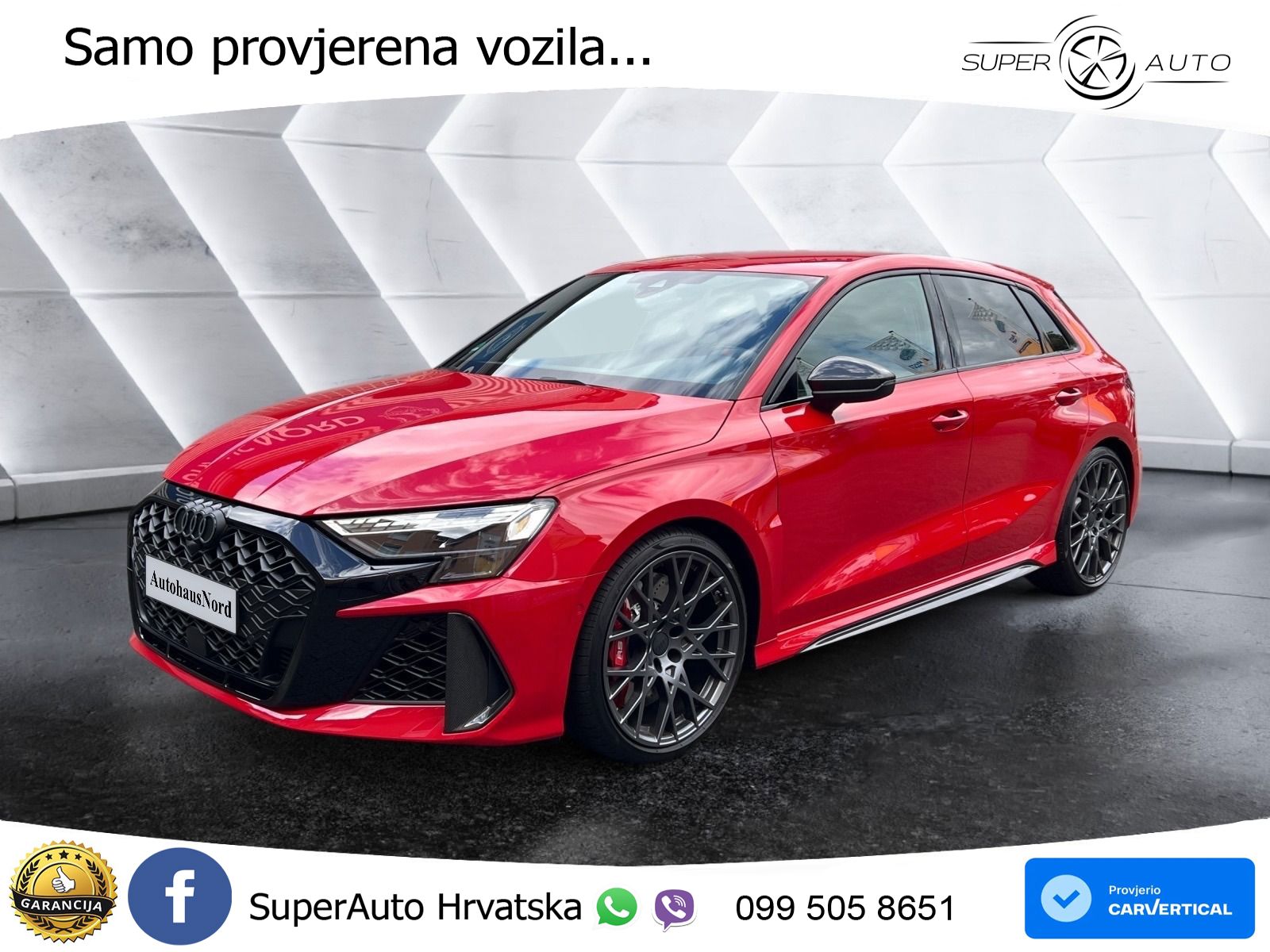 Audi RS3 Sedan 2.5 TFSI (400 KS) quattro S tronic LED+GR SJED+ACC
