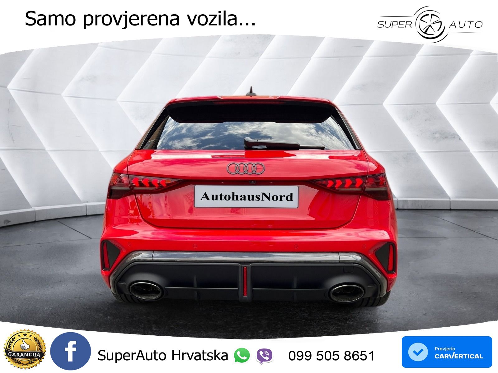 Audi RS3 Sedan 2.5 TFSI (400 KS) quattro S tronic LED+GR SJED+ACC